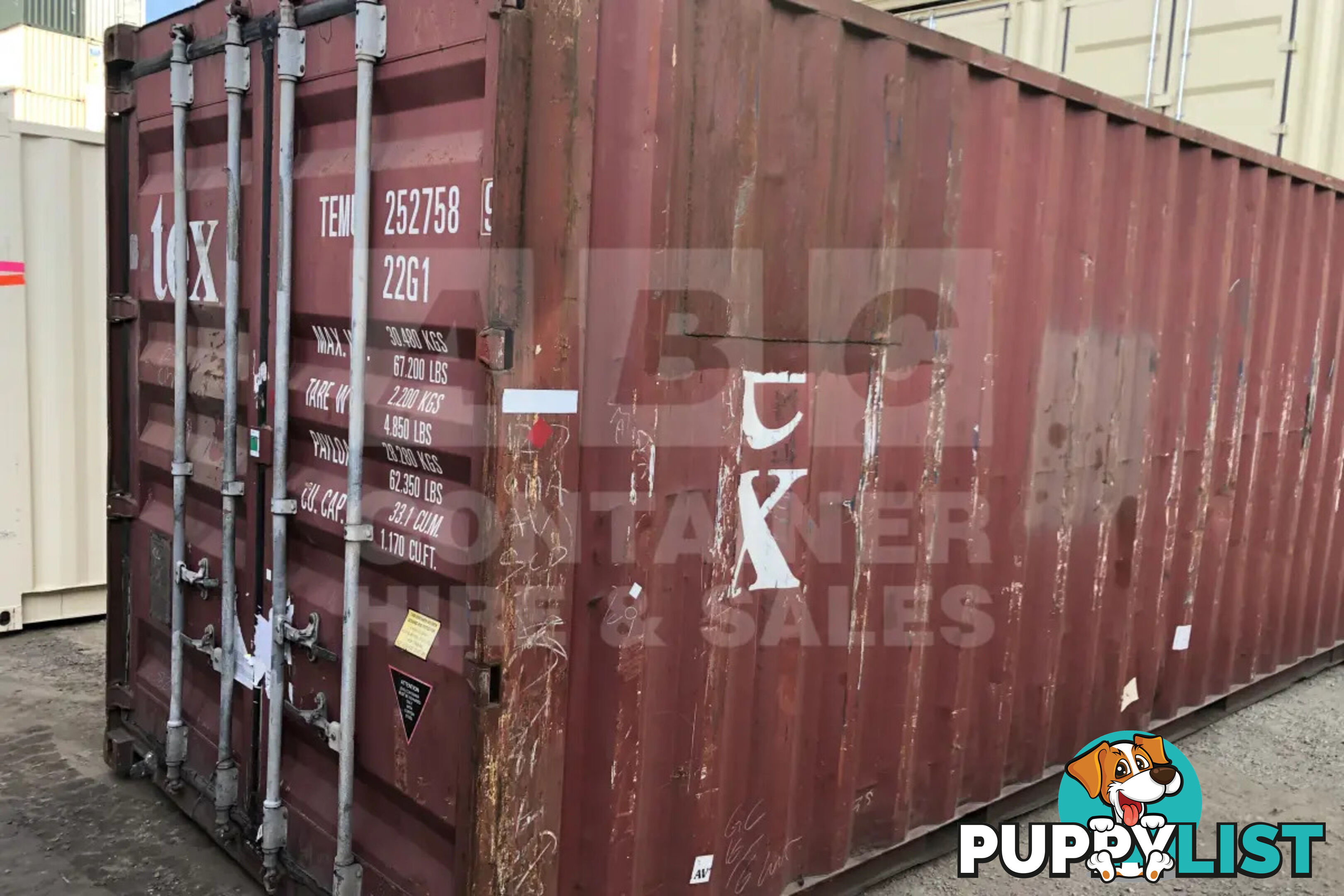 20' STANDARD HEIGHT SHIPPING CONTAINER