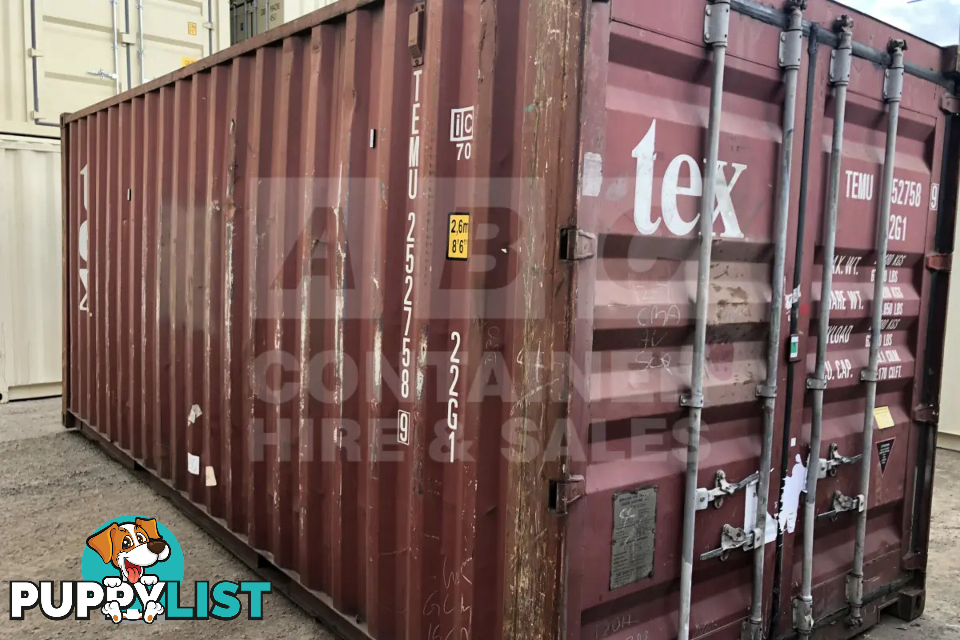 20' STANDARD HEIGHT SHIPPING CONTAINER