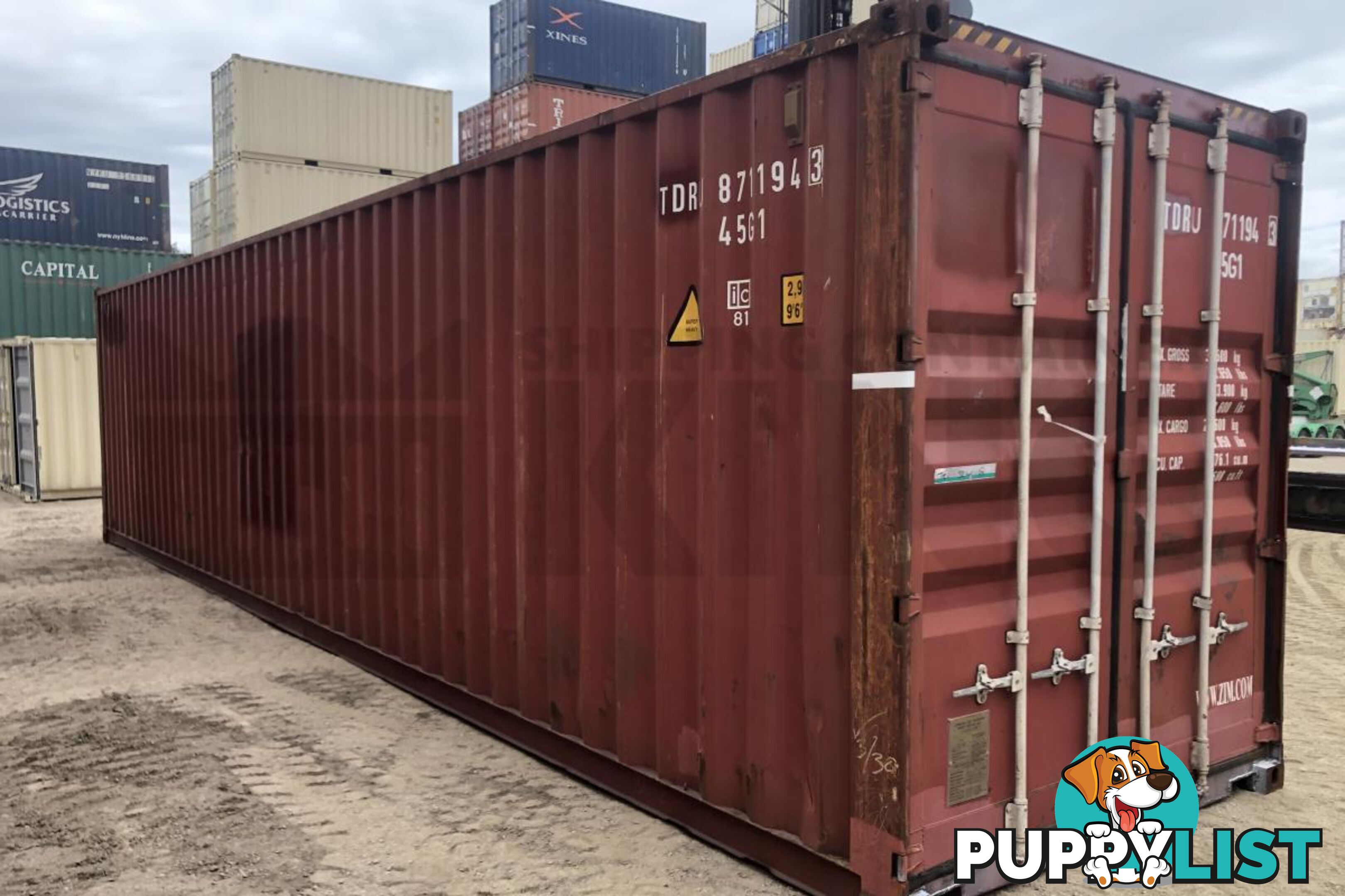 40' HIGH CUBE SHIPPING CONTAINER - in Lismore