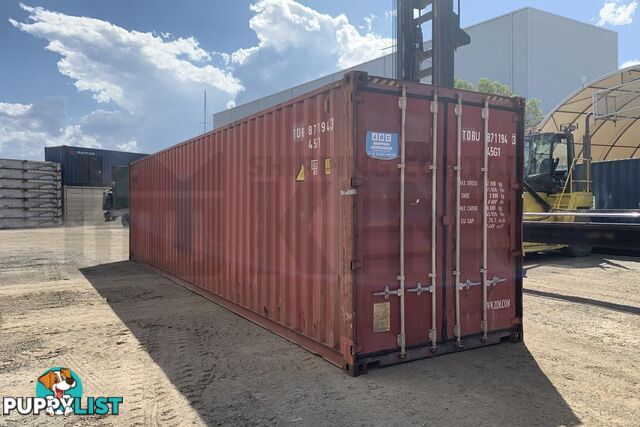 40' HIGH CUBE SHIPPING CONTAINER - in Lismore