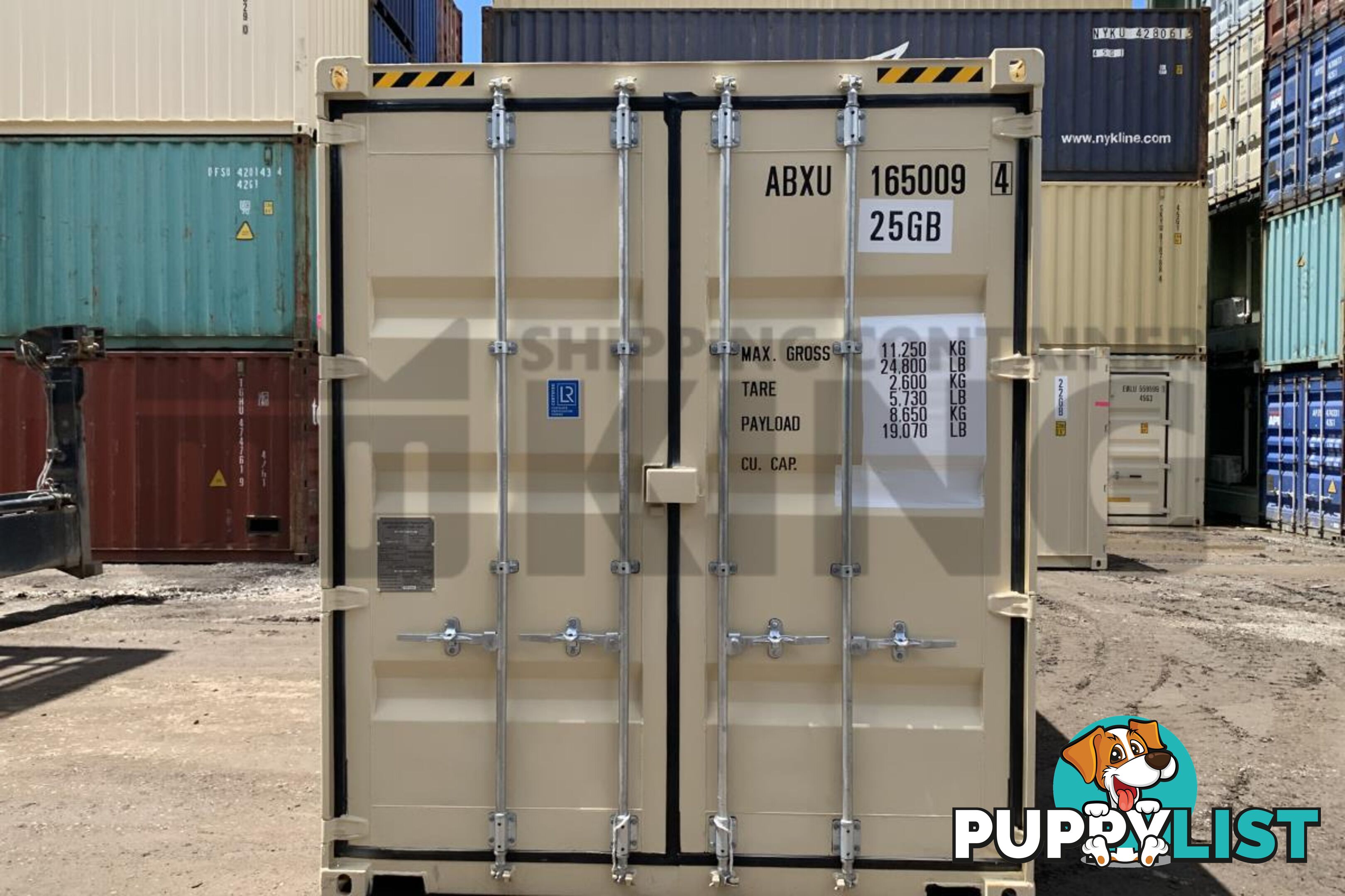 20' HIGH CUBE SHIPPING CONTAINER (2 X 10' HIGH CUBE SHIPPING CONTAINERS LOCKED TOGETHER)