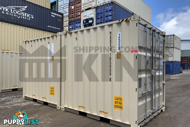 20' HIGH CUBE SHIPPING CONTAINER (2 X 10' HIGH CUBE SHIPPING CONTAINERS LOCKED TOGETHER)