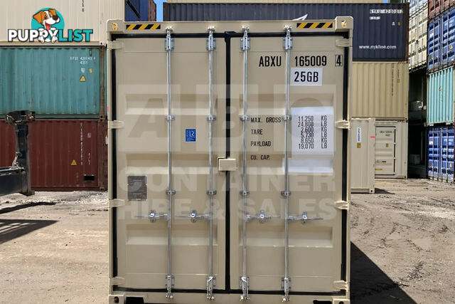 20' HIGH CUBE SHIPPING CONTAINER (2 X 10' HIGH CUBE SHIPPING CONTAINERS LOCKED TOGETHER)