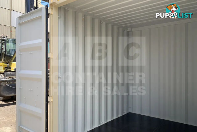 20' HIGH CUBE SHIPPING CONTAINER (2 X 10' HIGH CUBE SHIPPING CONTAINERS LOCKED TOGETHER)