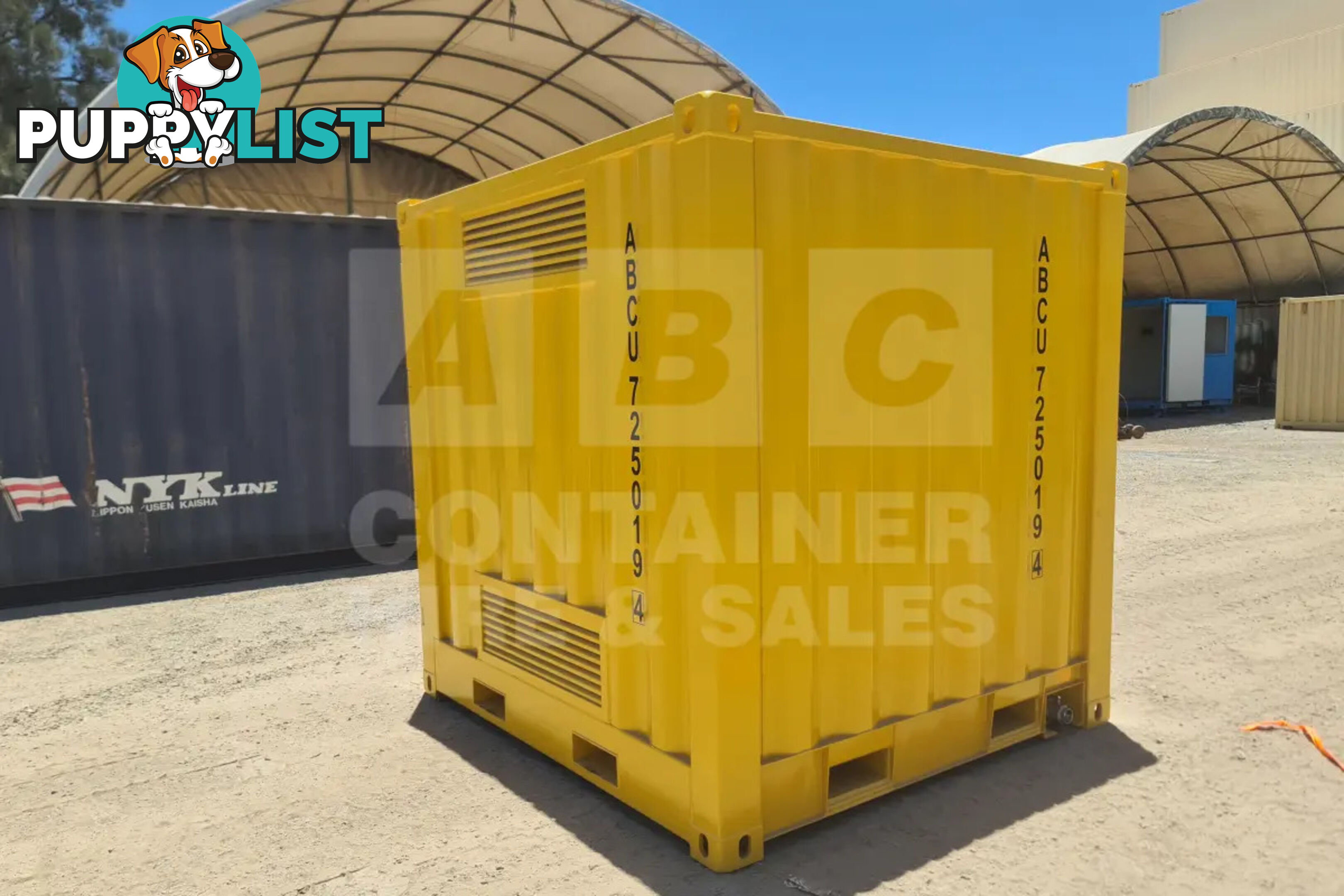 8' DANGEROUS GOODS SHIPPING CONTAINER (4 CORNER POST)