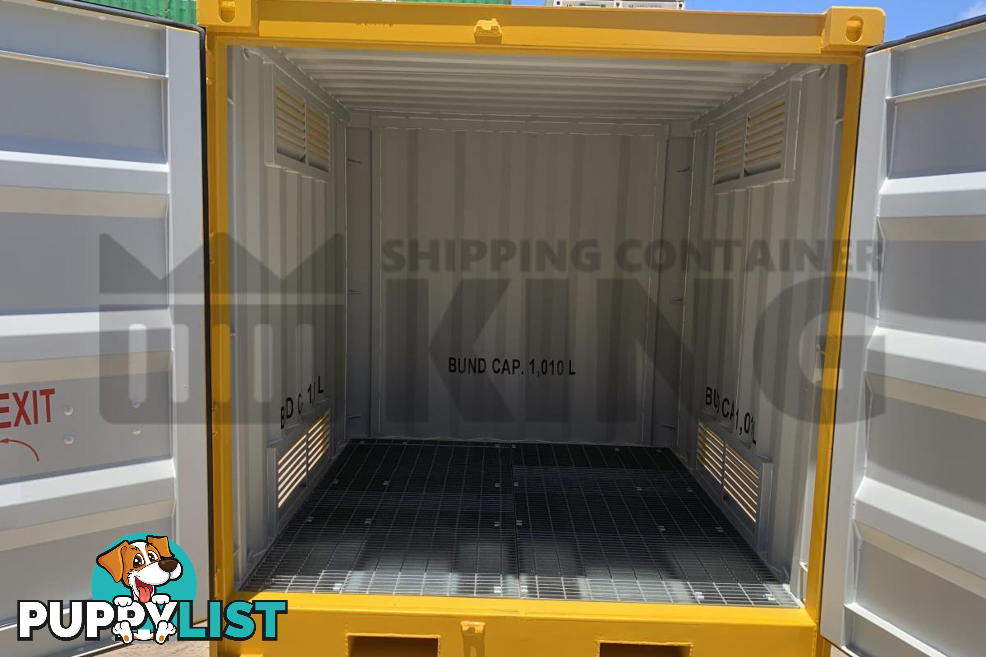 8' DANGEROUS GOODS SHIPPING CONTAINER (4 CORNER POST)