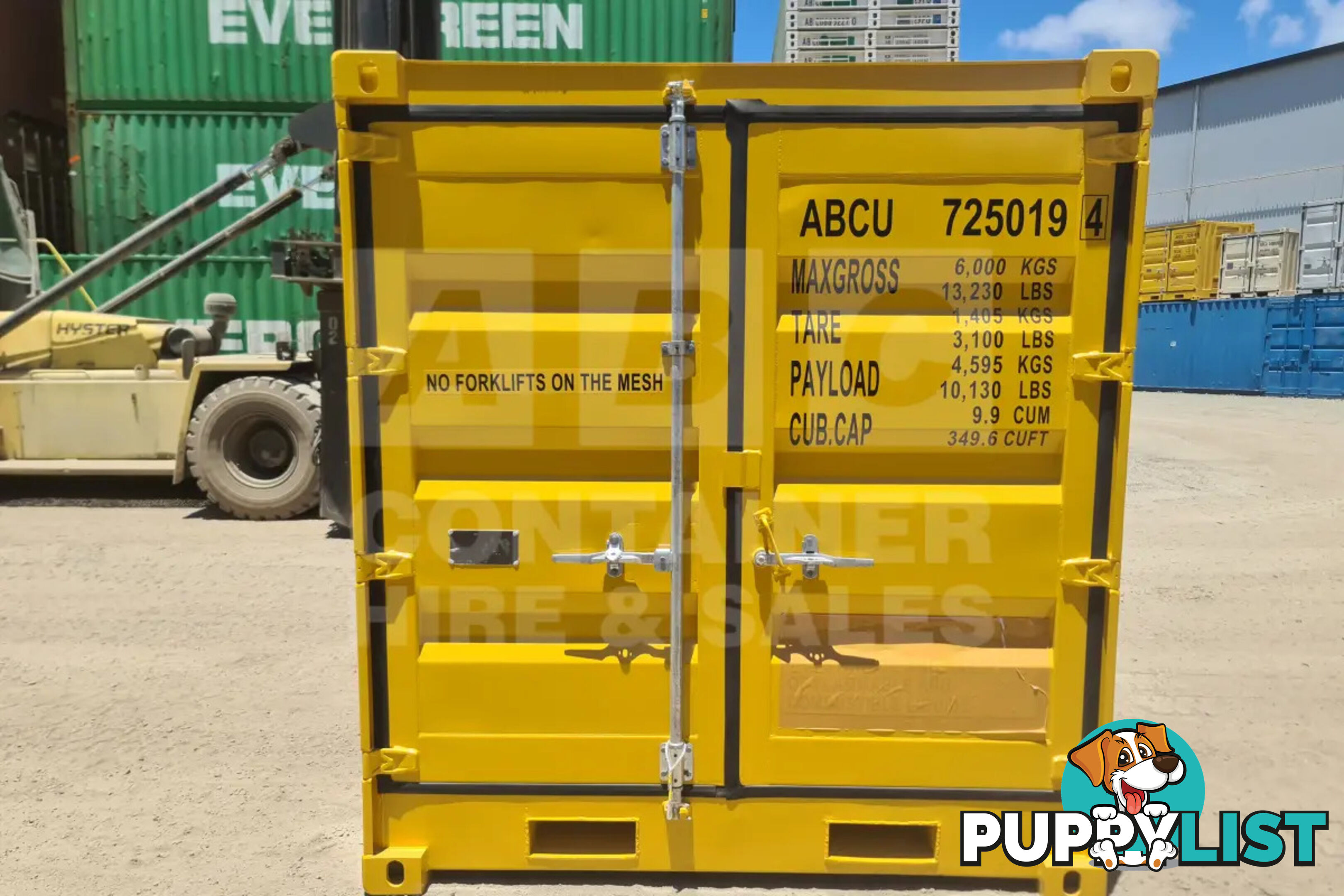 8' DANGEROUS GOODS SHIPPING CONTAINER (4 CORNER POST)