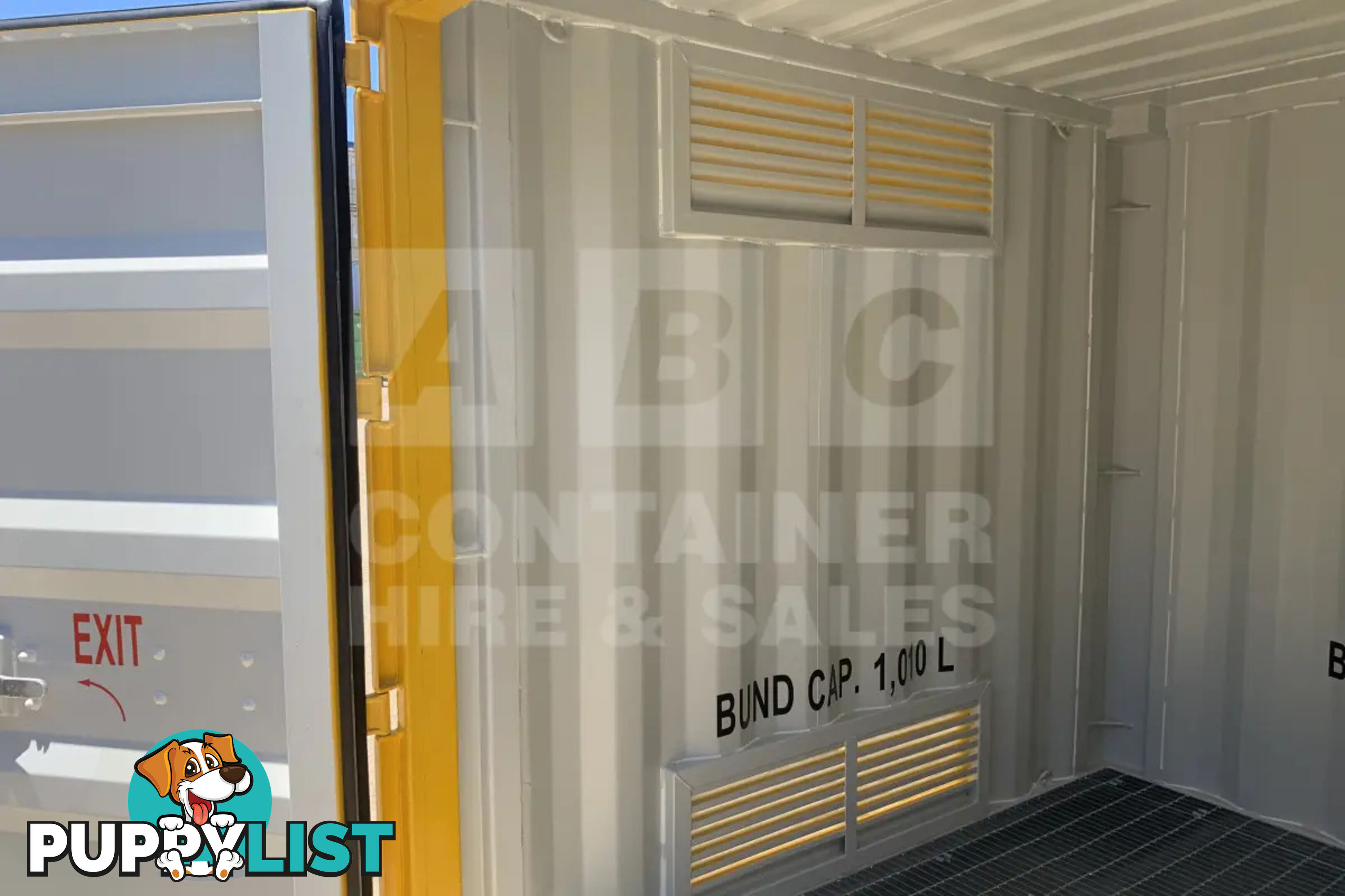 8' DANGEROUS GOODS SHIPPING CONTAINER (4 CORNER POST)