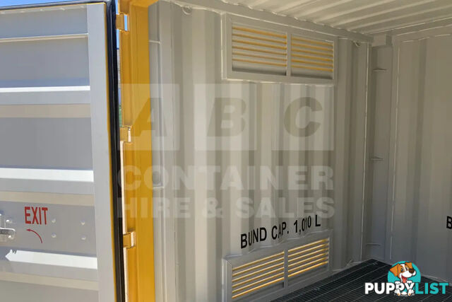 8' DANGEROUS GOODS SHIPPING CONTAINER (4 CORNER POST)
