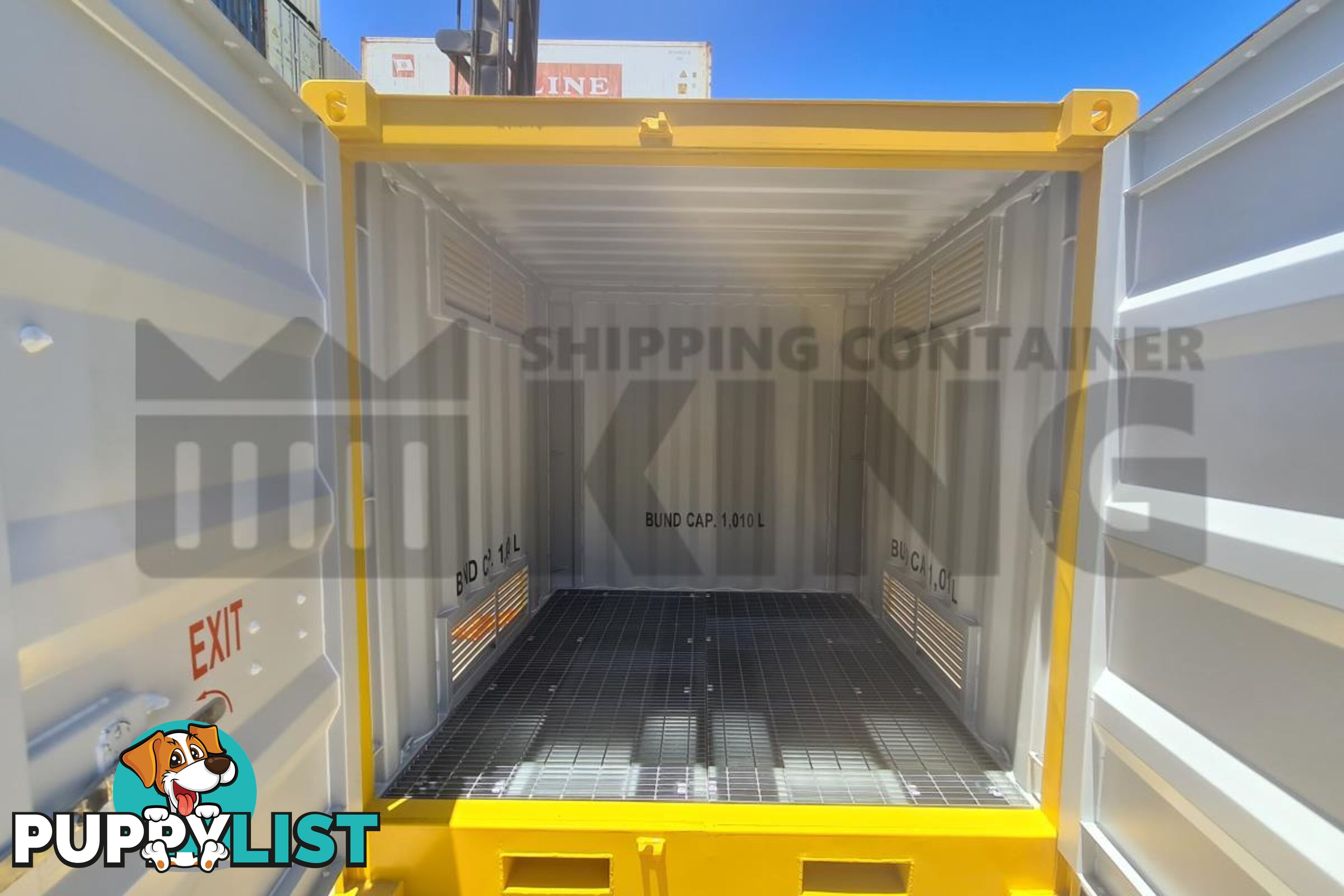 8' DANGEROUS GOODS SHIPPING CONTAINER (4 CORNER POST)
