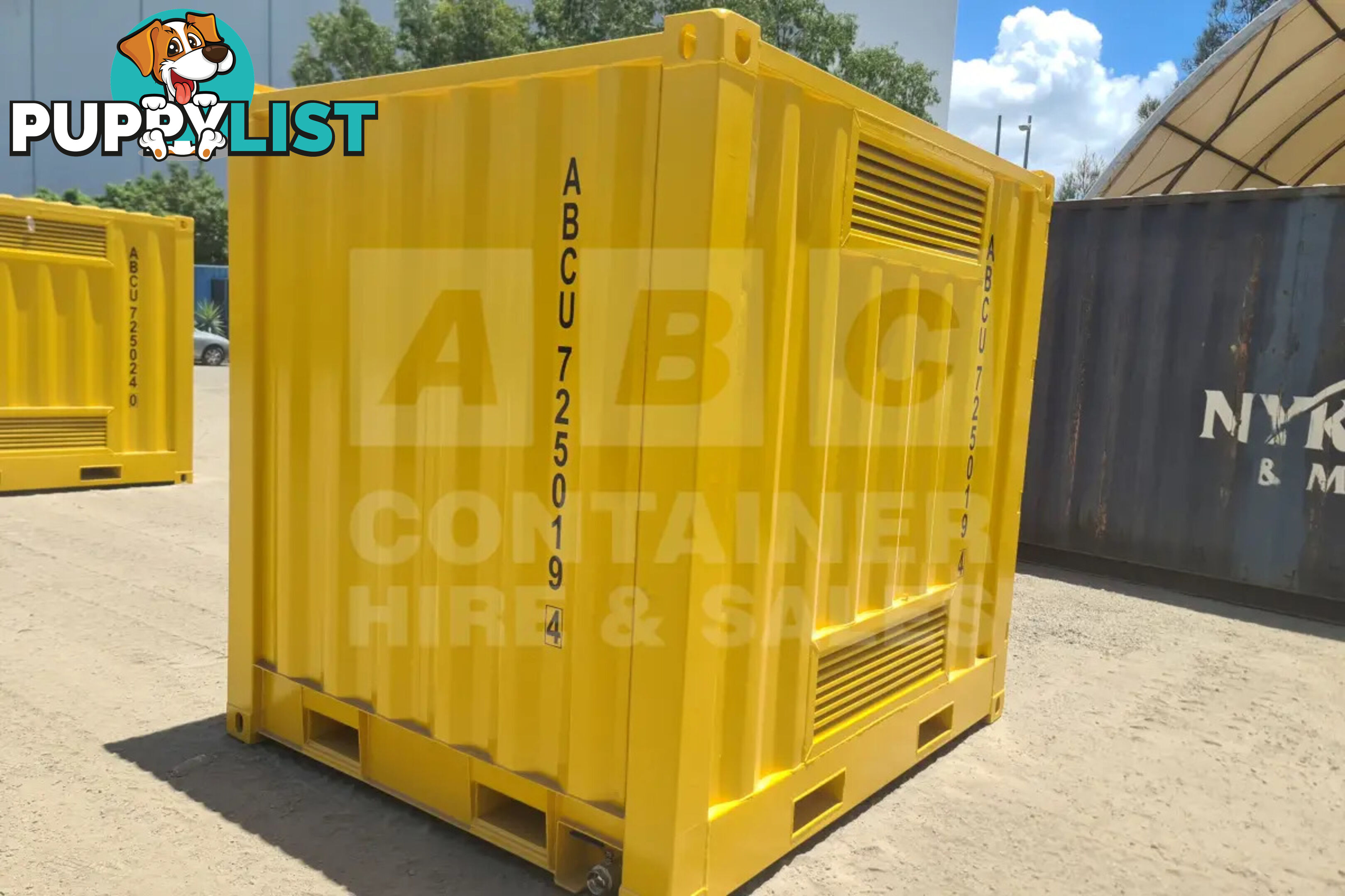8' DANGEROUS GOODS SHIPPING CONTAINER (4 CORNER POST)