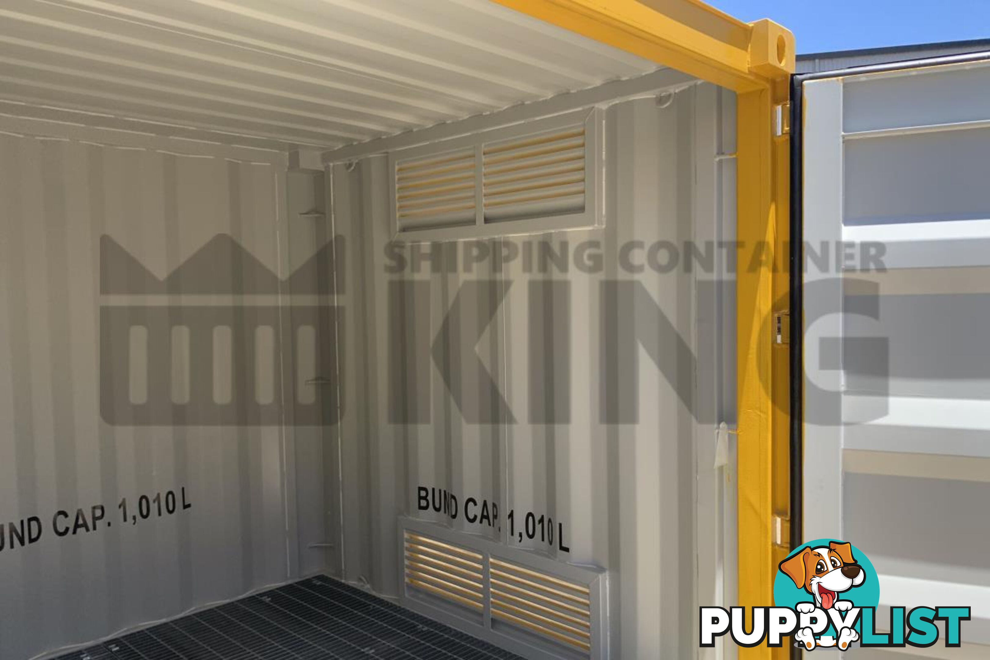 8' DANGEROUS GOODS SHIPPING CONTAINER (4 CORNER POST)