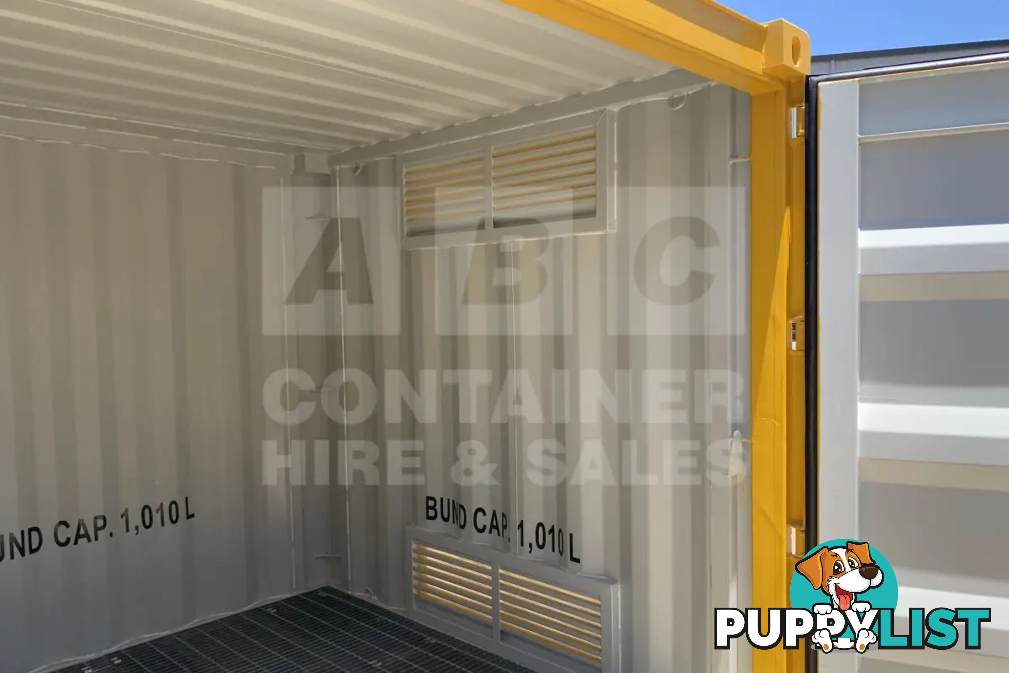 8' DANGEROUS GOODS SHIPPING CONTAINER (4 CORNER POST)
