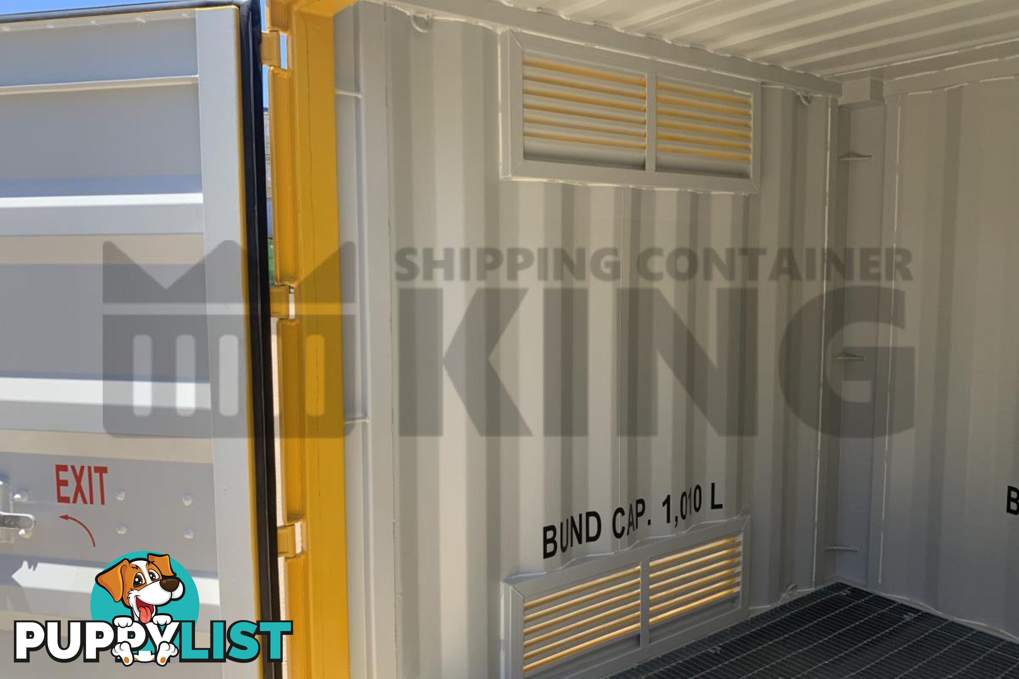 8' DANGEROUS GOODS SHIPPING CONTAINER (4 CORNER POST)