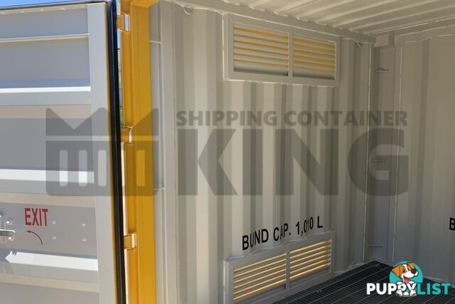 8' DANGEROUS GOODS SHIPPING CONTAINER (4 CORNER POST)
