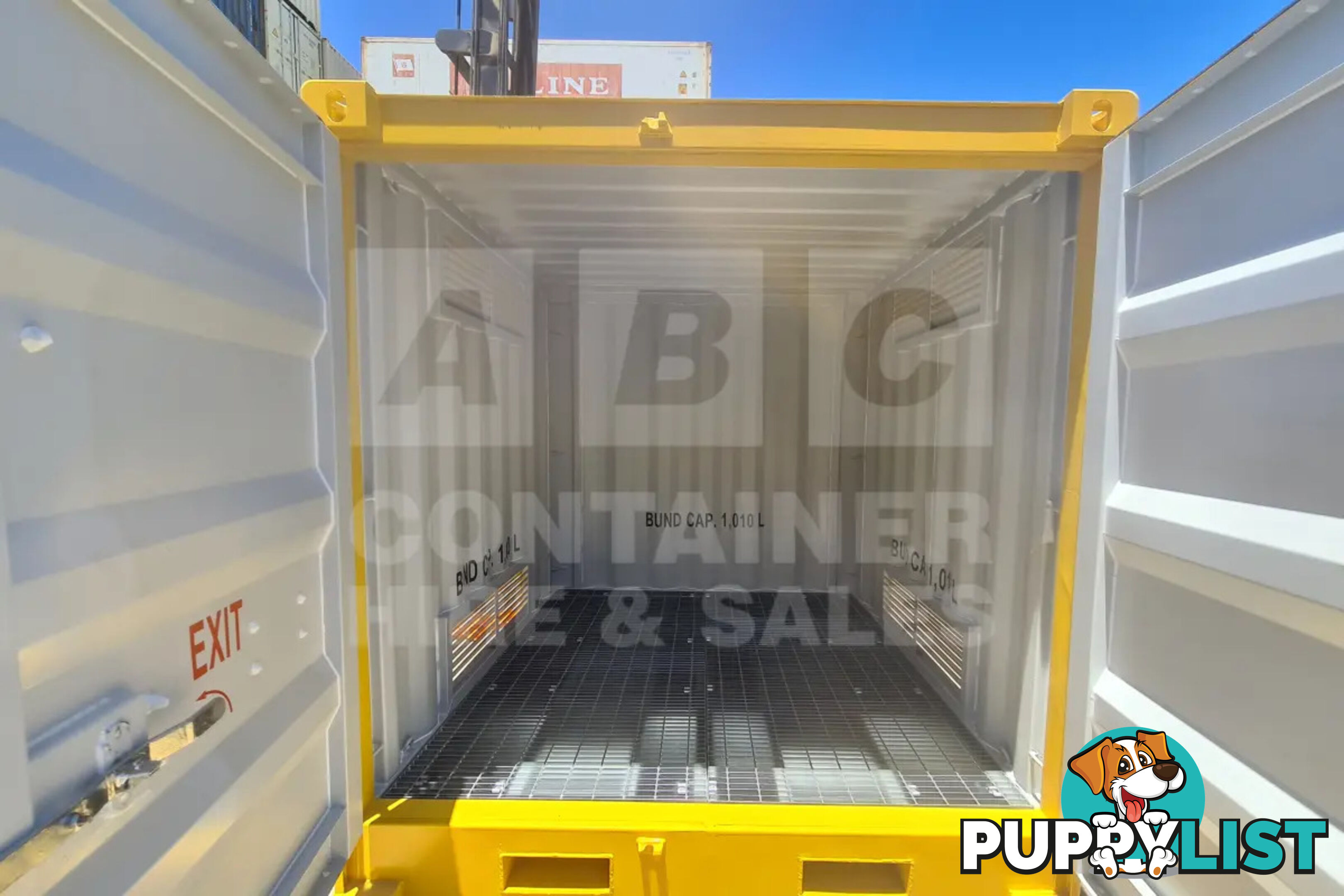 8' DANGEROUS GOODS SHIPPING CONTAINER (4 CORNER POST)