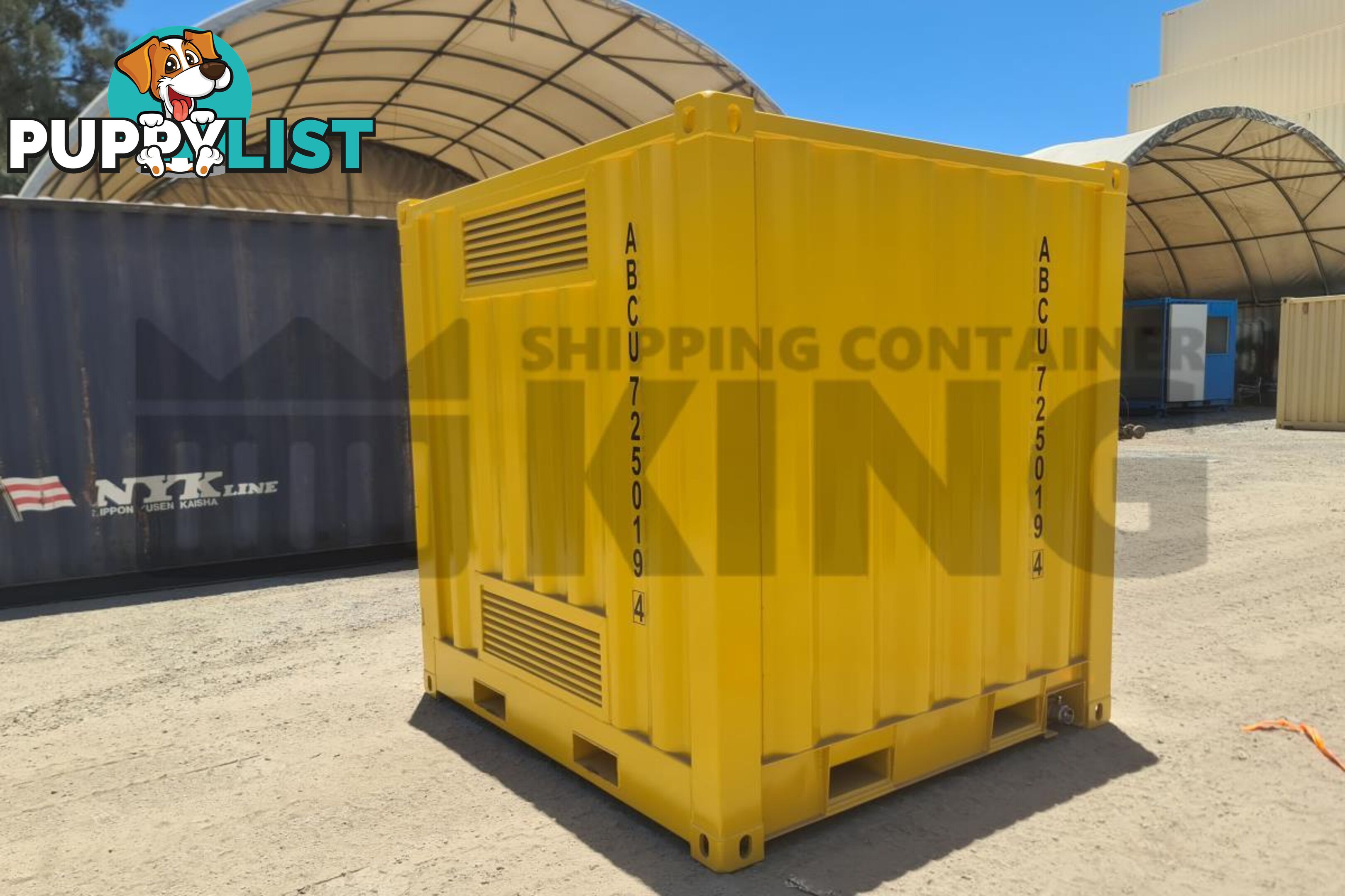 8' DANGEROUS GOODS SHIPPING CONTAINER (4 CORNER POST)