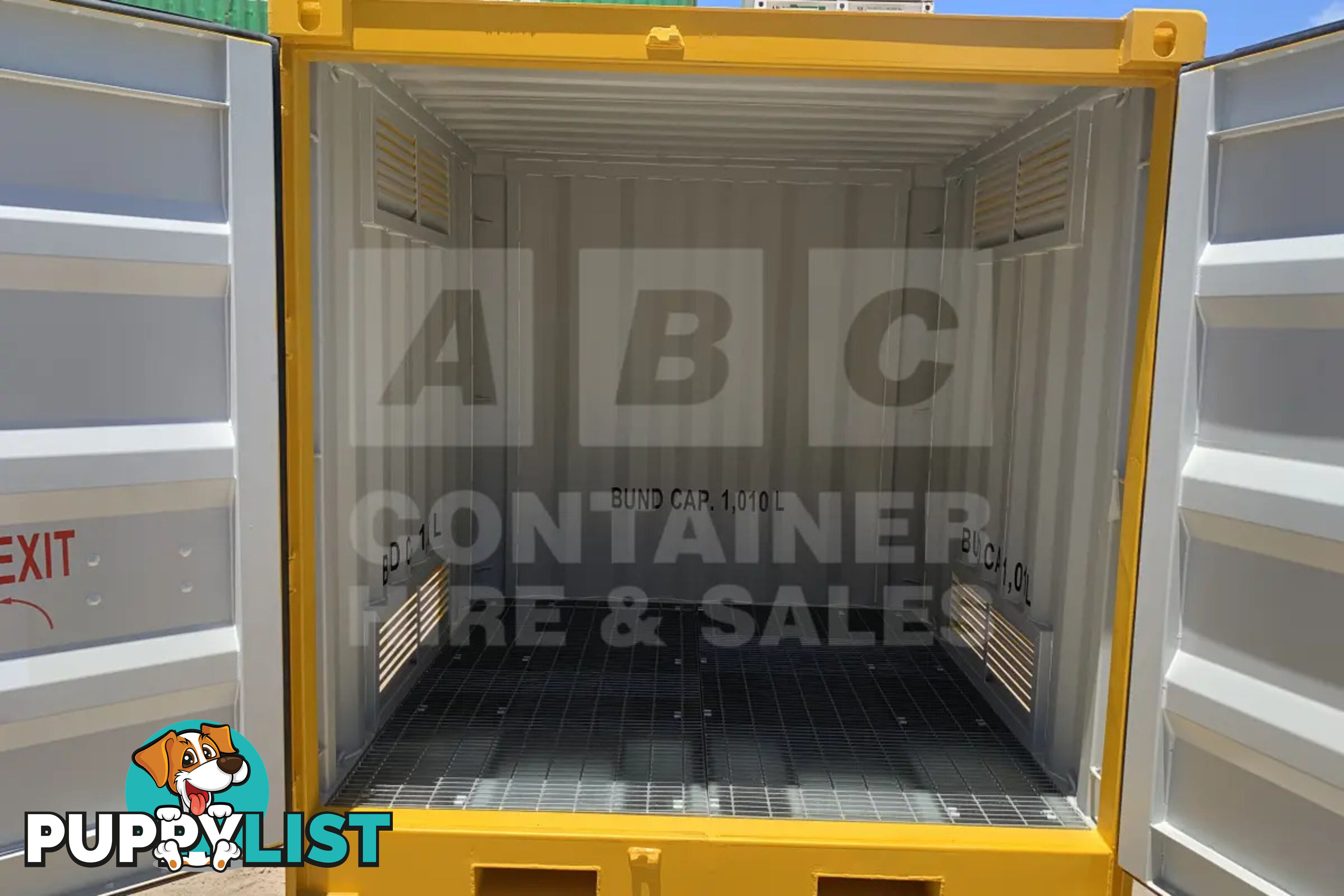8' DANGEROUS GOODS SHIPPING CONTAINER (4 CORNER POST)