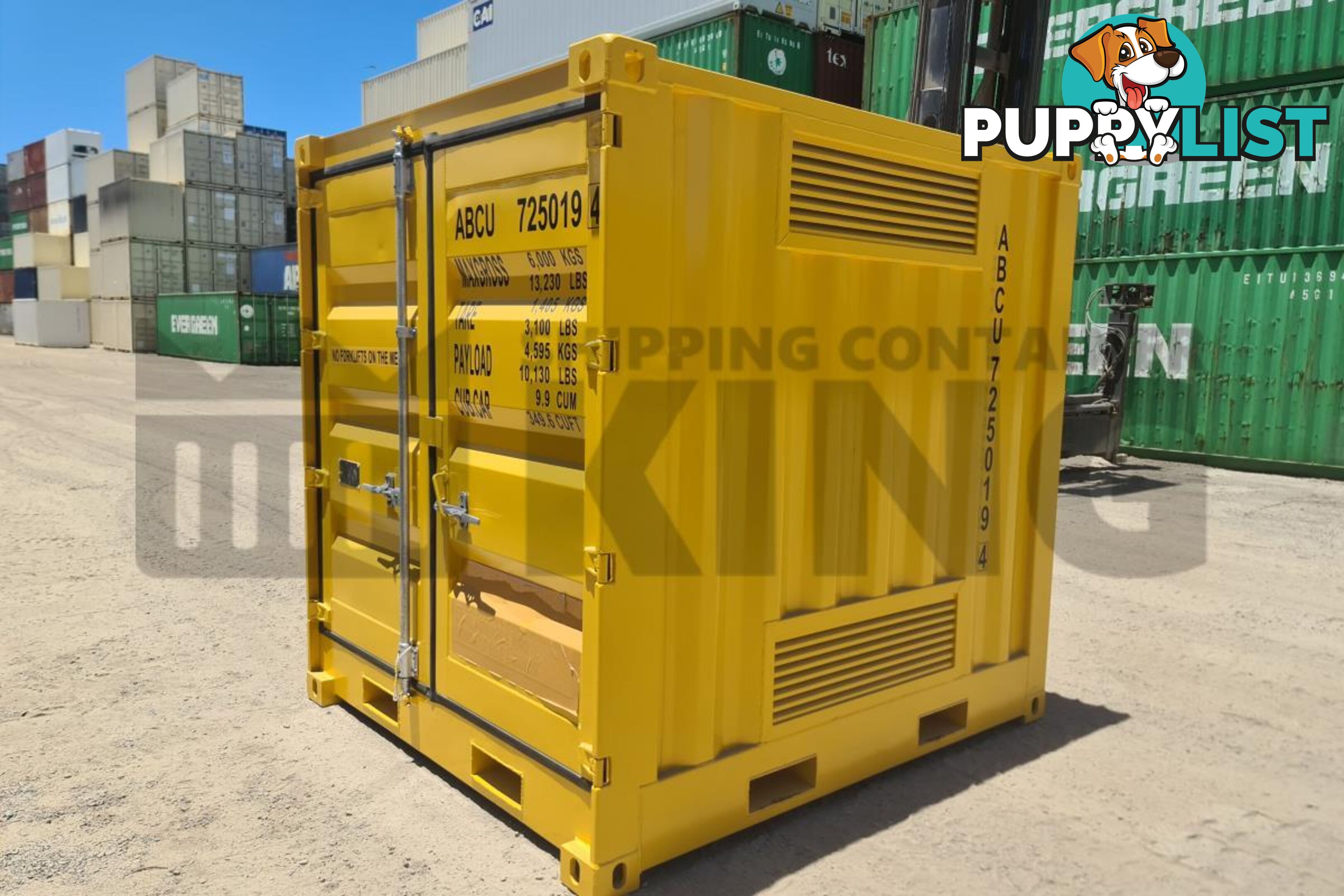 8' DANGEROUS GOODS SHIPPING CONTAINER (4 CORNER POST)