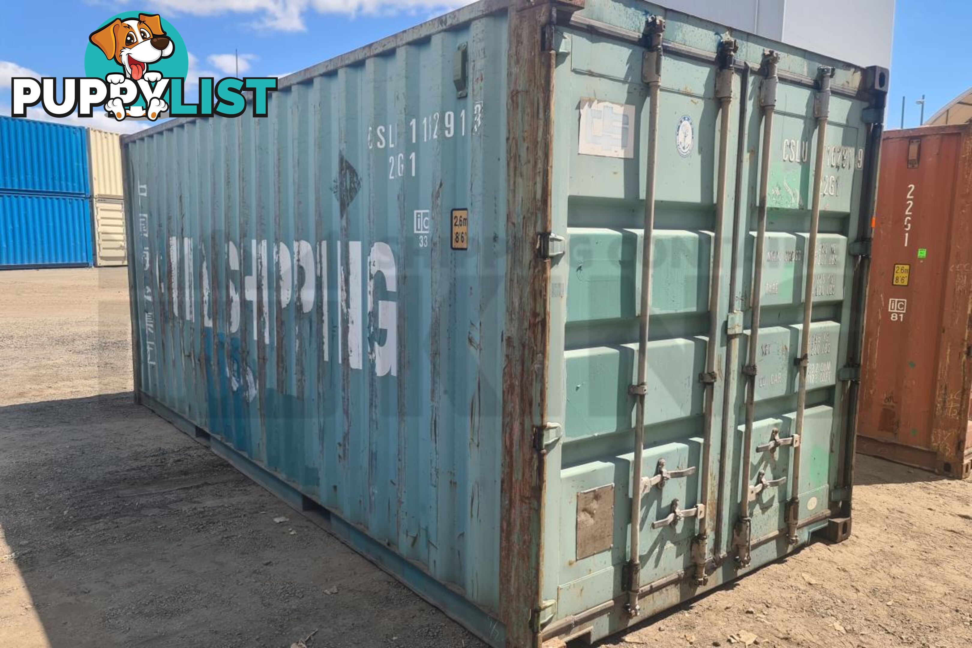 20' STANDARD HEIGHT SHIPPING CONTAINER - in Rockhampton