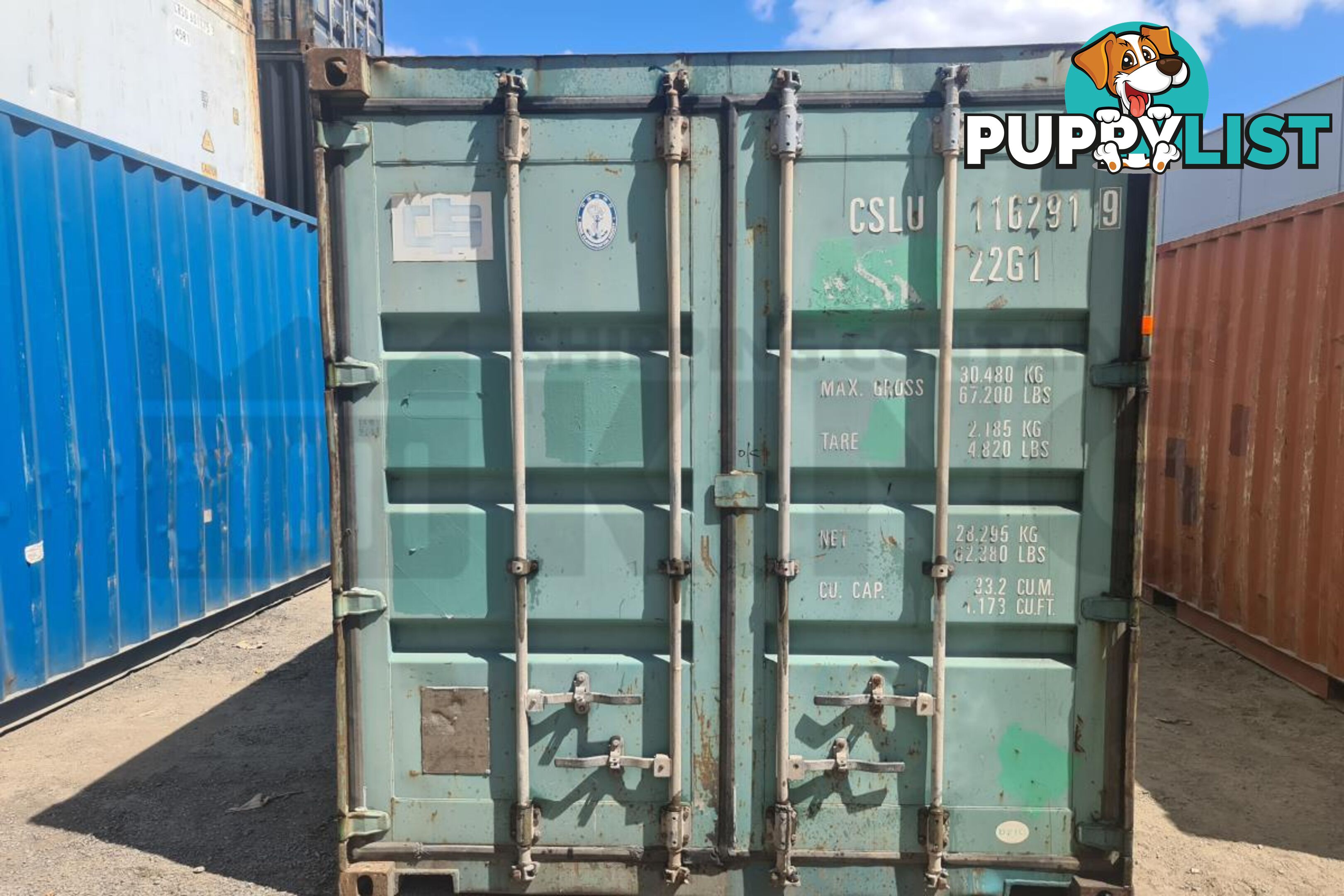 20' STANDARD HEIGHT SHIPPING CONTAINER - in Rockhampton