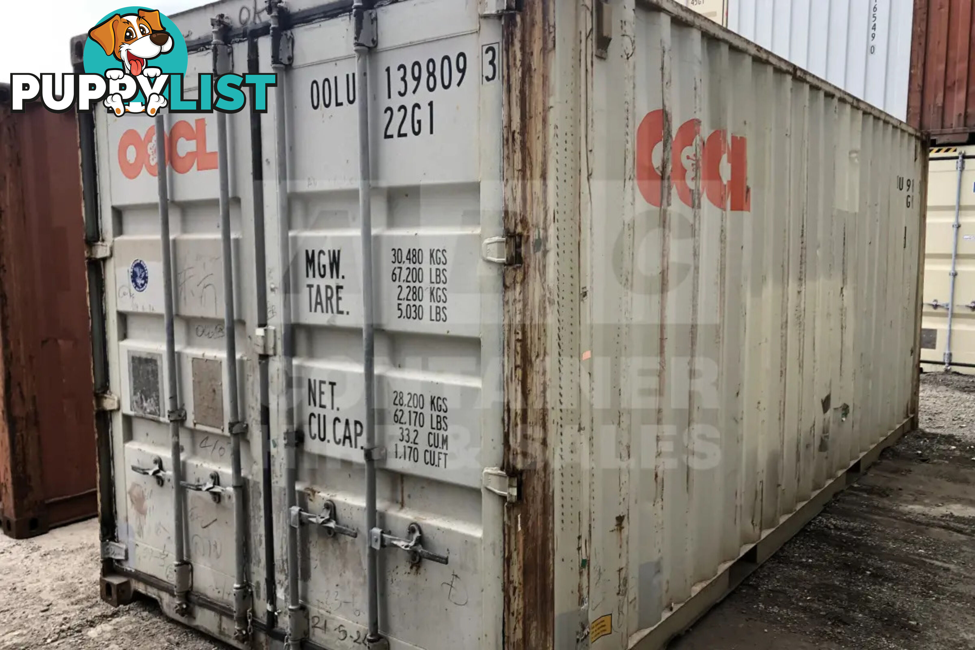 20' STANDARD HEIGHT SHIPPING CONTAINER