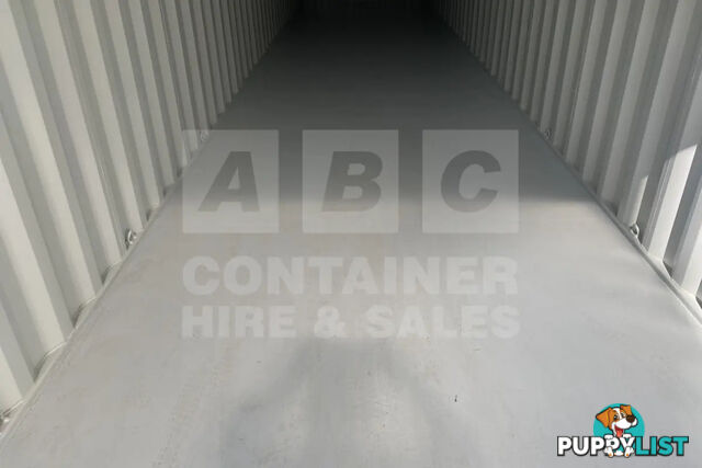 40' HIGH CUBE SHIPPING CONTAINER (STEEL FLOOR)