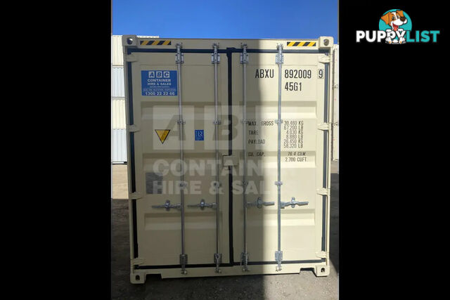 40' HIGH CUBE SHIPPING CONTAINER (STEEL FLOOR)