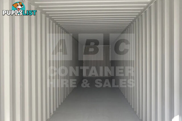 40' HIGH CUBE SHIPPING CONTAINER (STEEL FLOOR)
