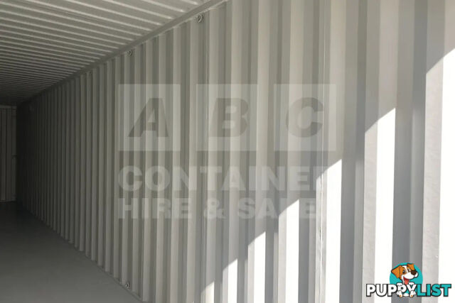 40' HIGH CUBE SHIPPING CONTAINER (STEEL FLOOR)