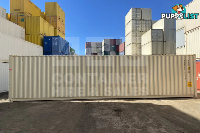 40' HIGH CUBE SHIPPING CONTAINER (STEEL FLOOR)