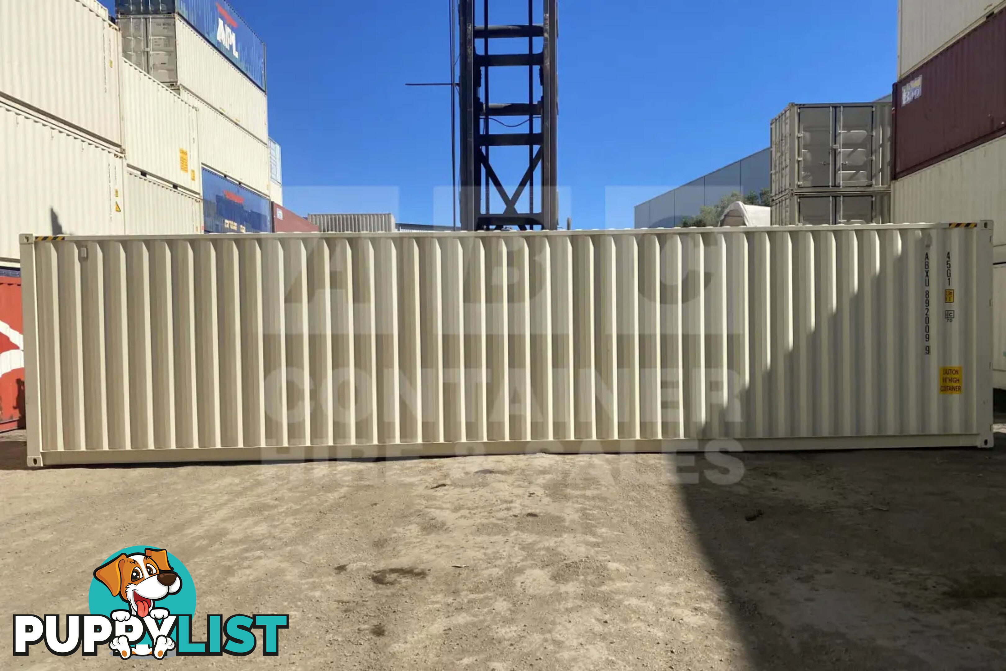 40' HIGH CUBE SHIPPING CONTAINER (STEEL FLOOR)