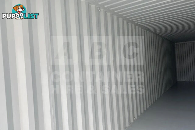 40' HIGH CUBE SHIPPING CONTAINER (STEEL FLOOR)