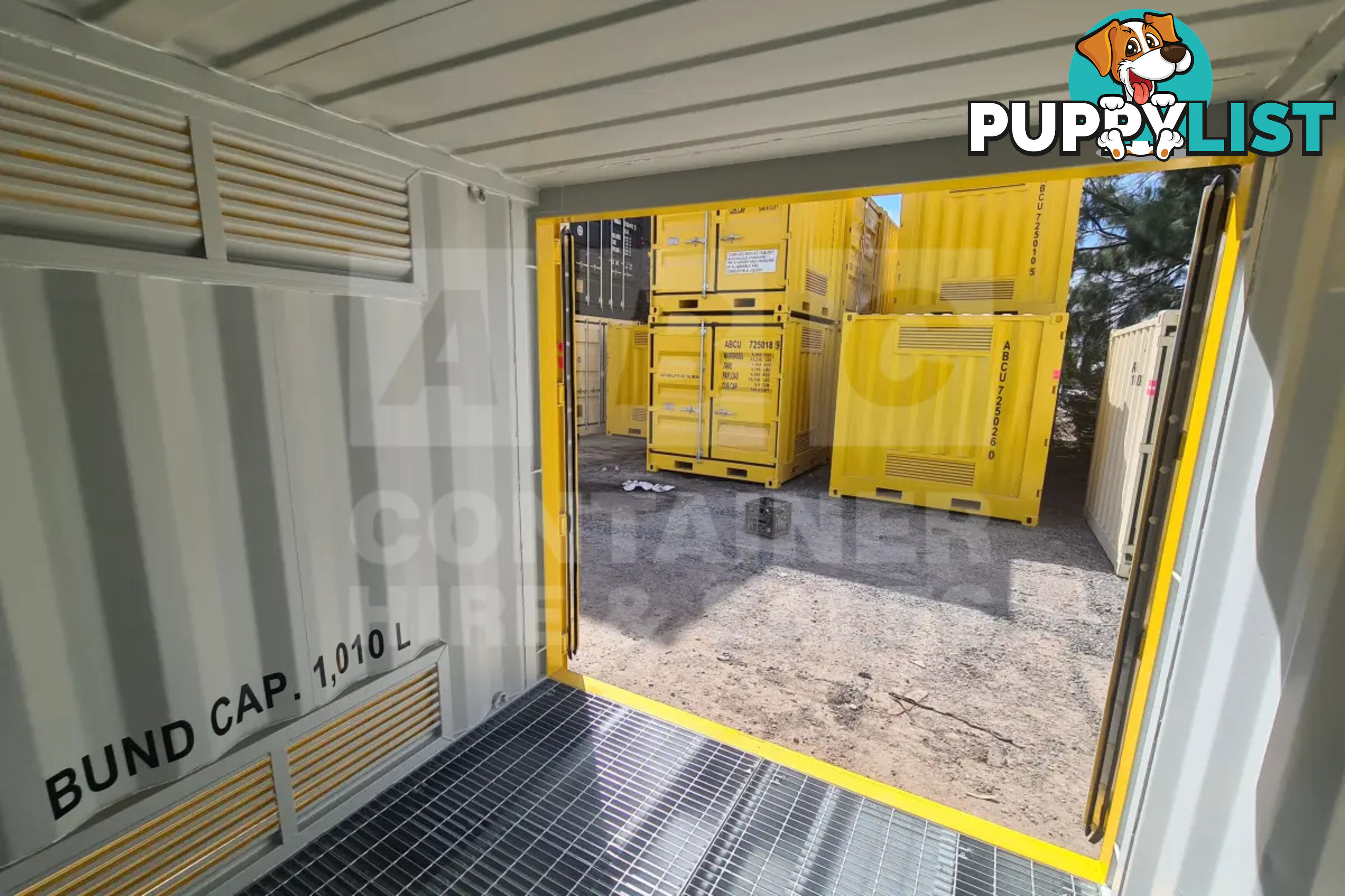 8' DANGEROUS GOODS SHIPPING CONTAINER (4 CORNER POST)