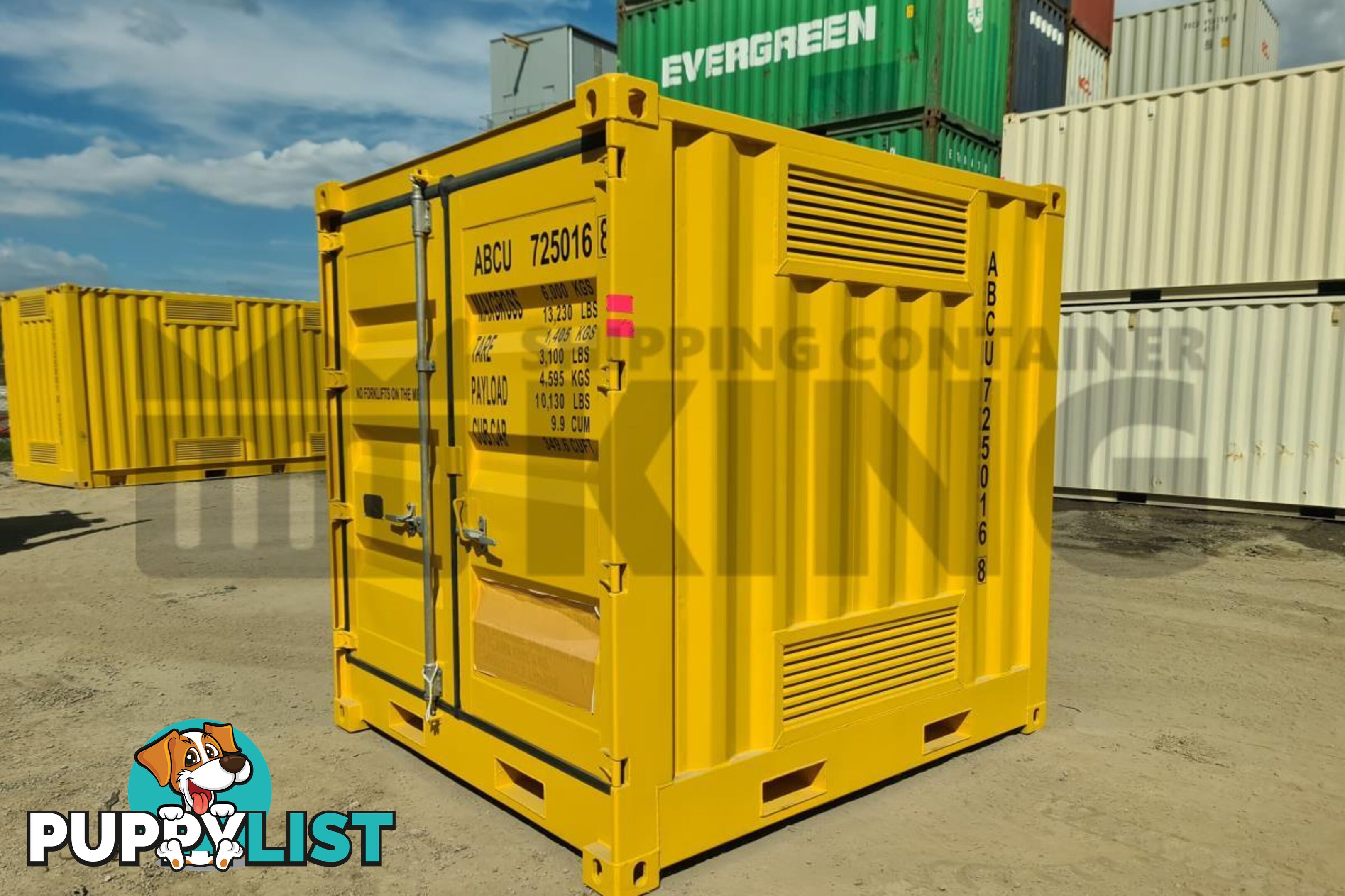 8' DANGEROUS GOODS SHIPPING CONTAINER (4 CORNER POST)