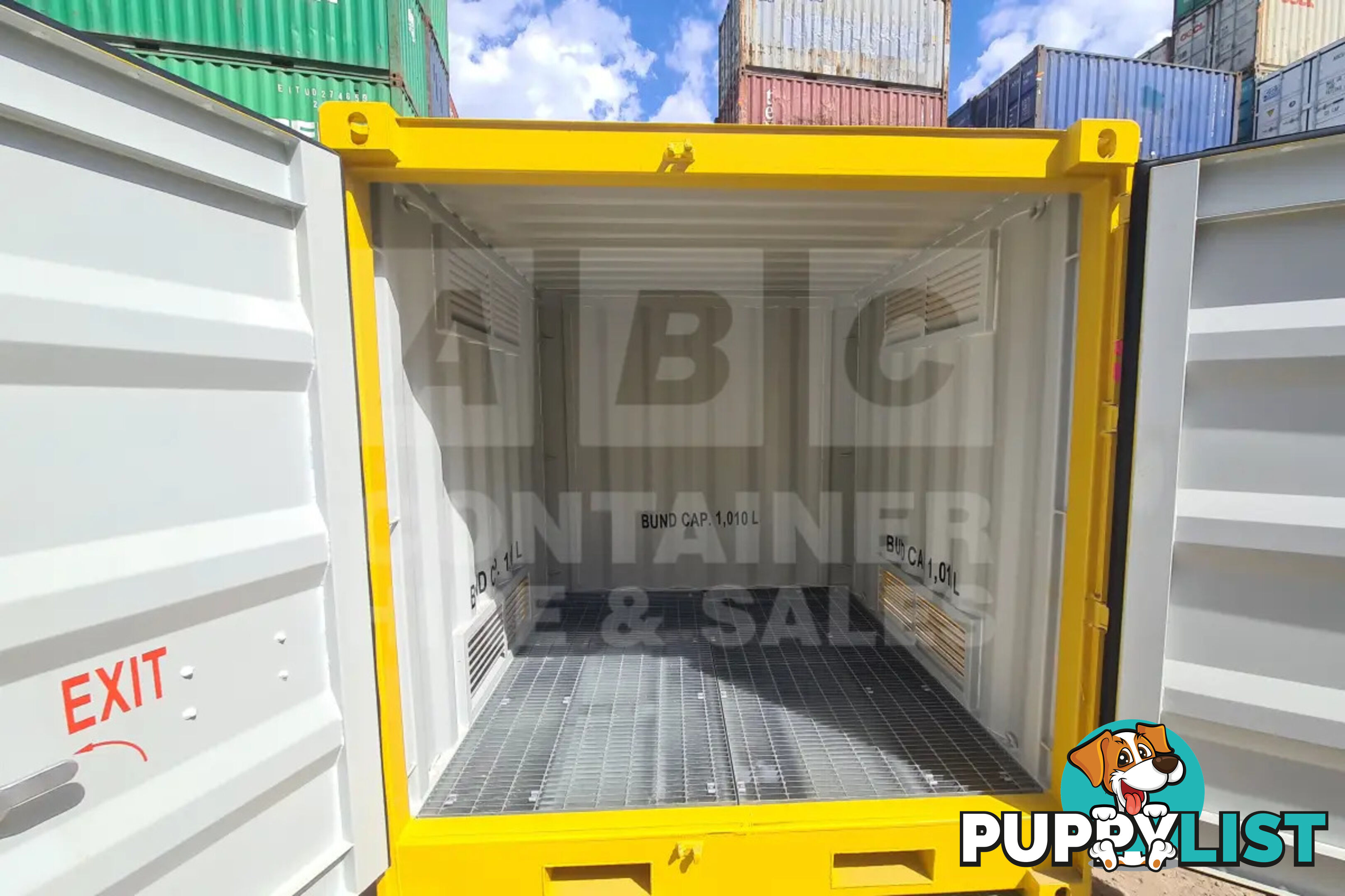 8' DANGEROUS GOODS SHIPPING CONTAINER (4 CORNER POST)