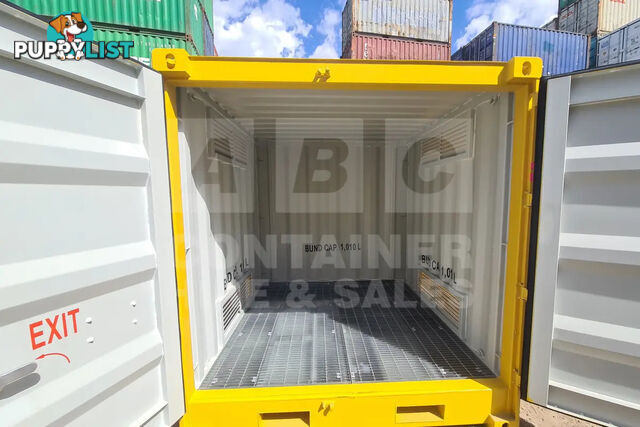 8' DANGEROUS GOODS SHIPPING CONTAINER (4 CORNER POST)