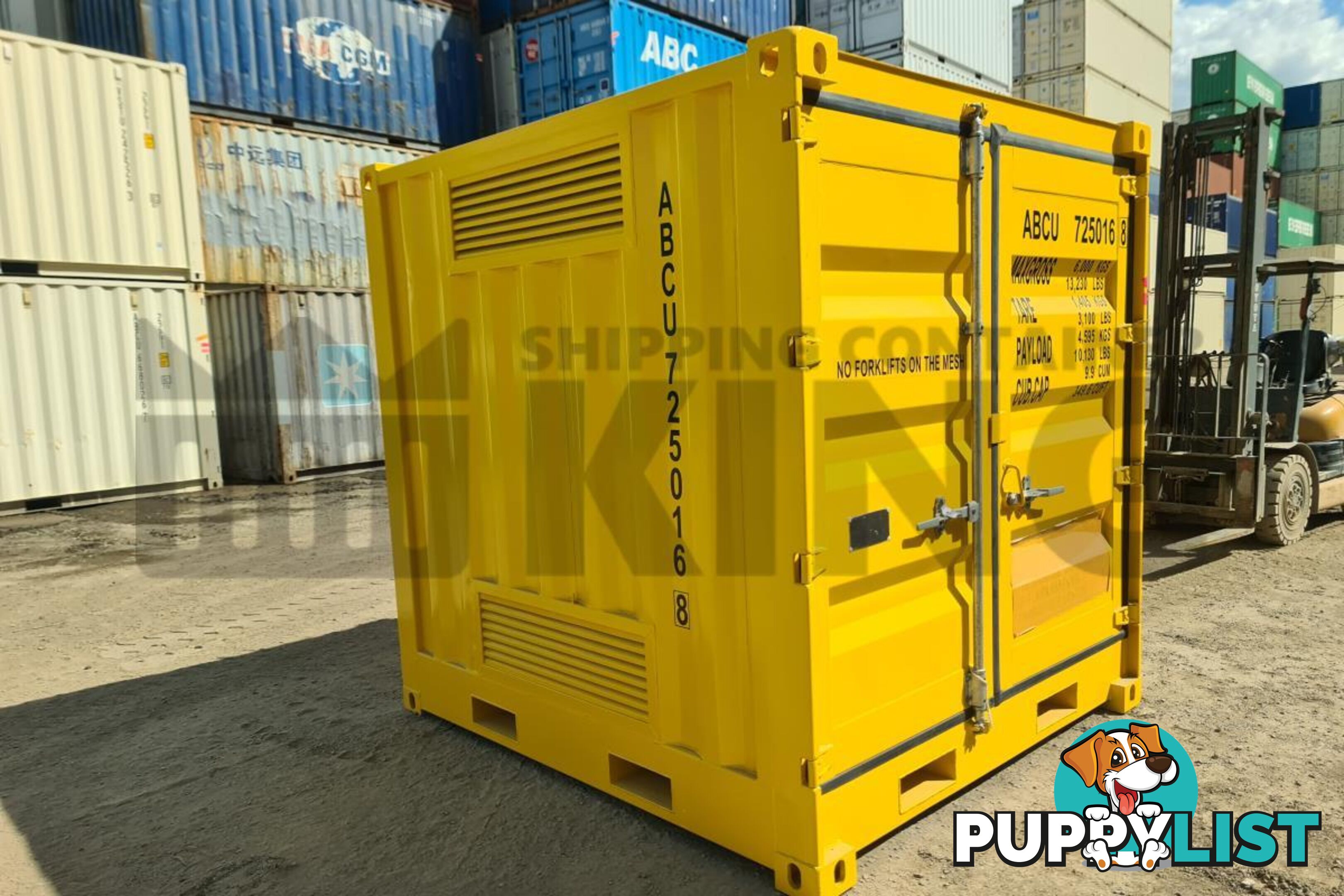 8' DANGEROUS GOODS SHIPPING CONTAINER (4 CORNER POST)