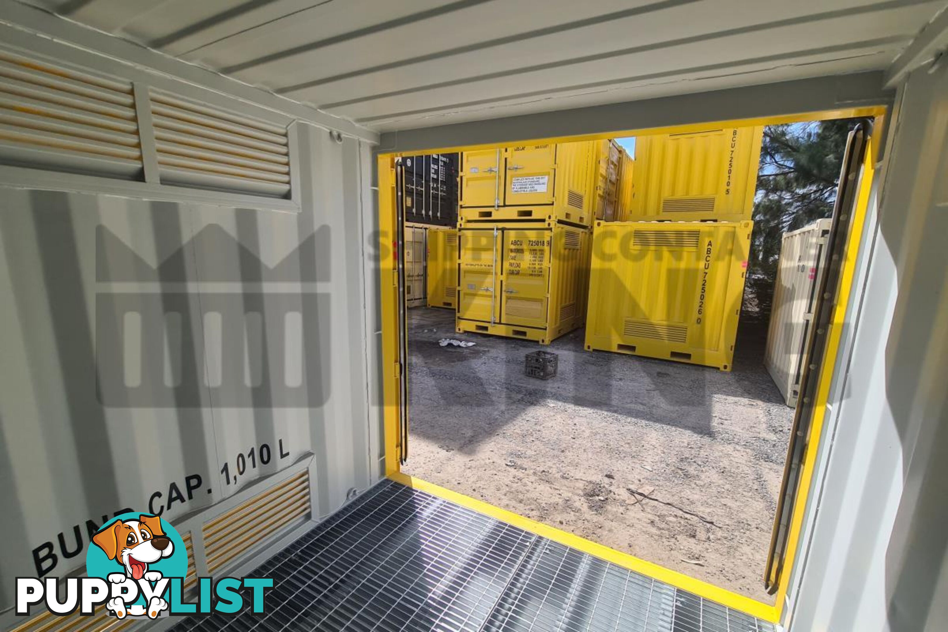 8' DANGEROUS GOODS SHIPPING CONTAINER (4 CORNER POST)