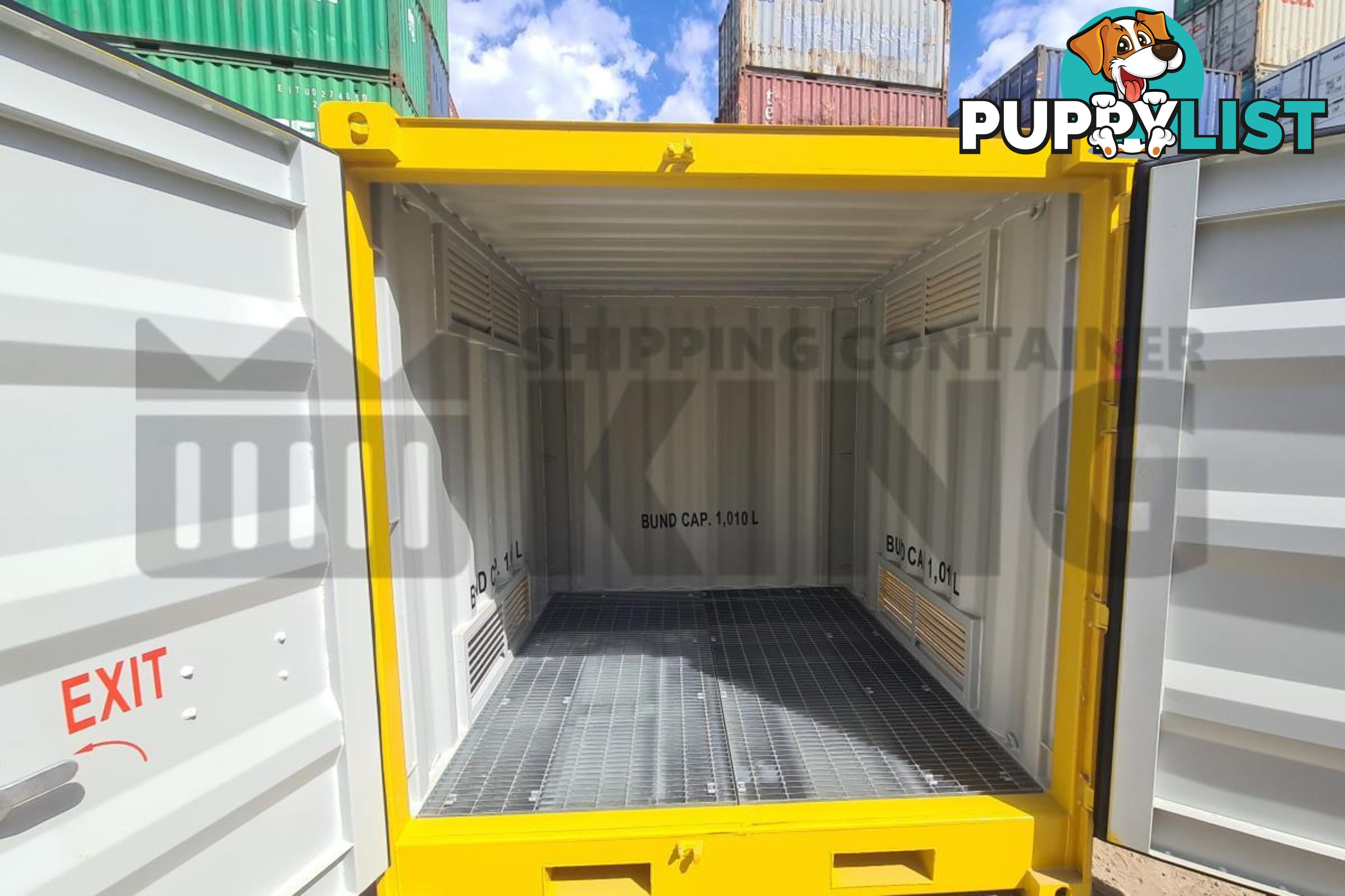 8' DANGEROUS GOODS SHIPPING CONTAINER (4 CORNER POST)
