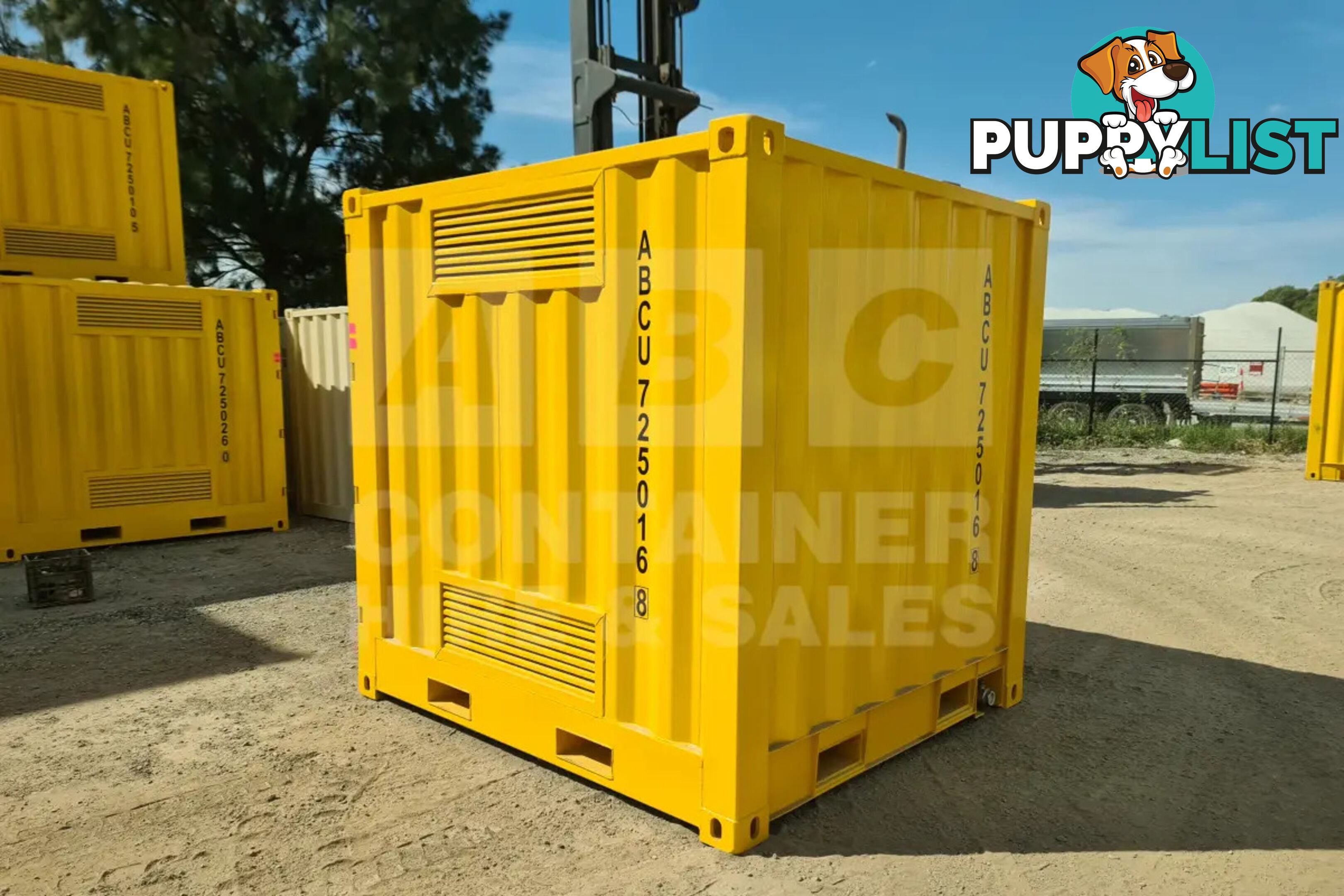 8' DANGEROUS GOODS SHIPPING CONTAINER (4 CORNER POST)
