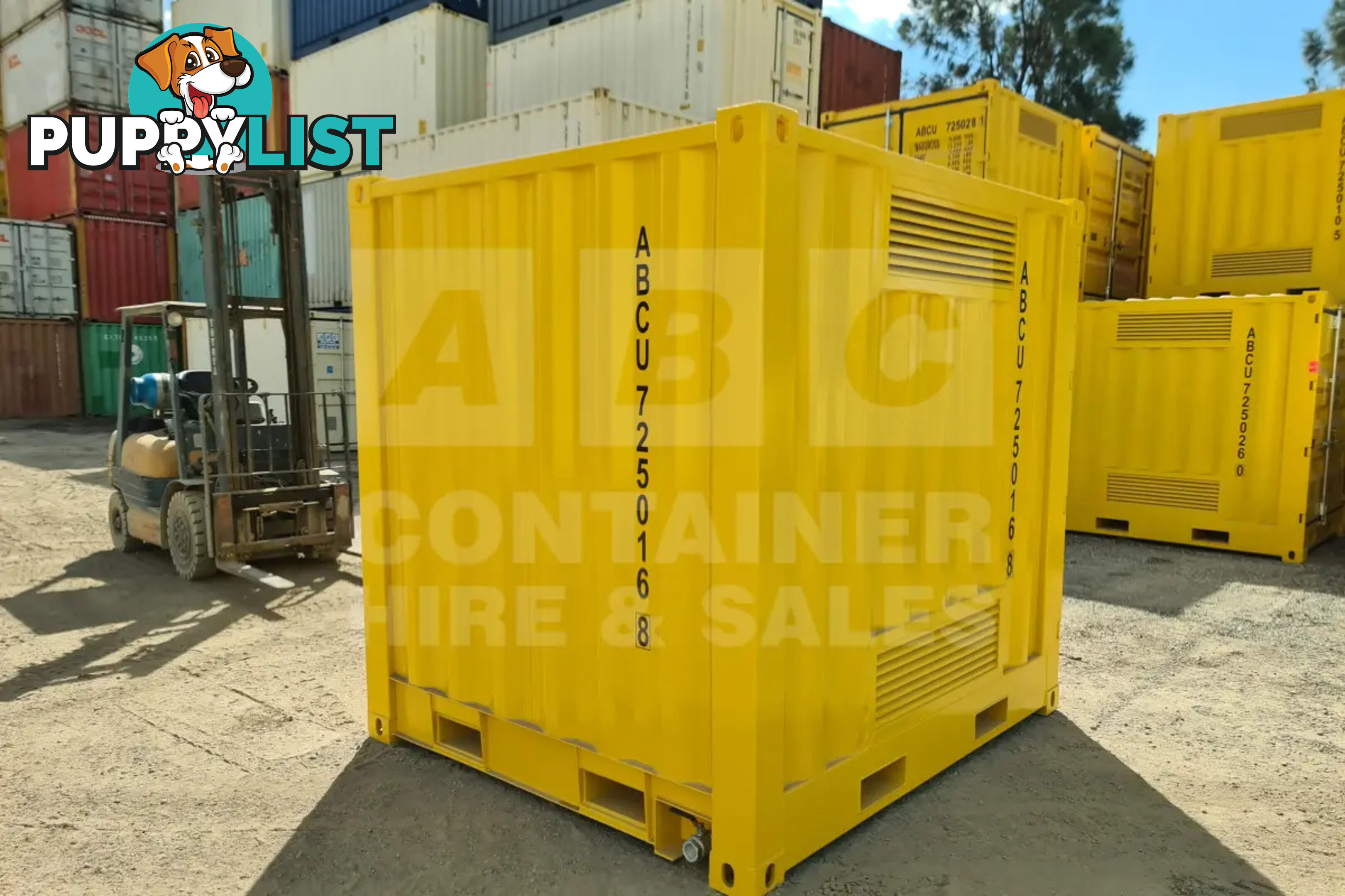 8' DANGEROUS GOODS SHIPPING CONTAINER (4 CORNER POST)