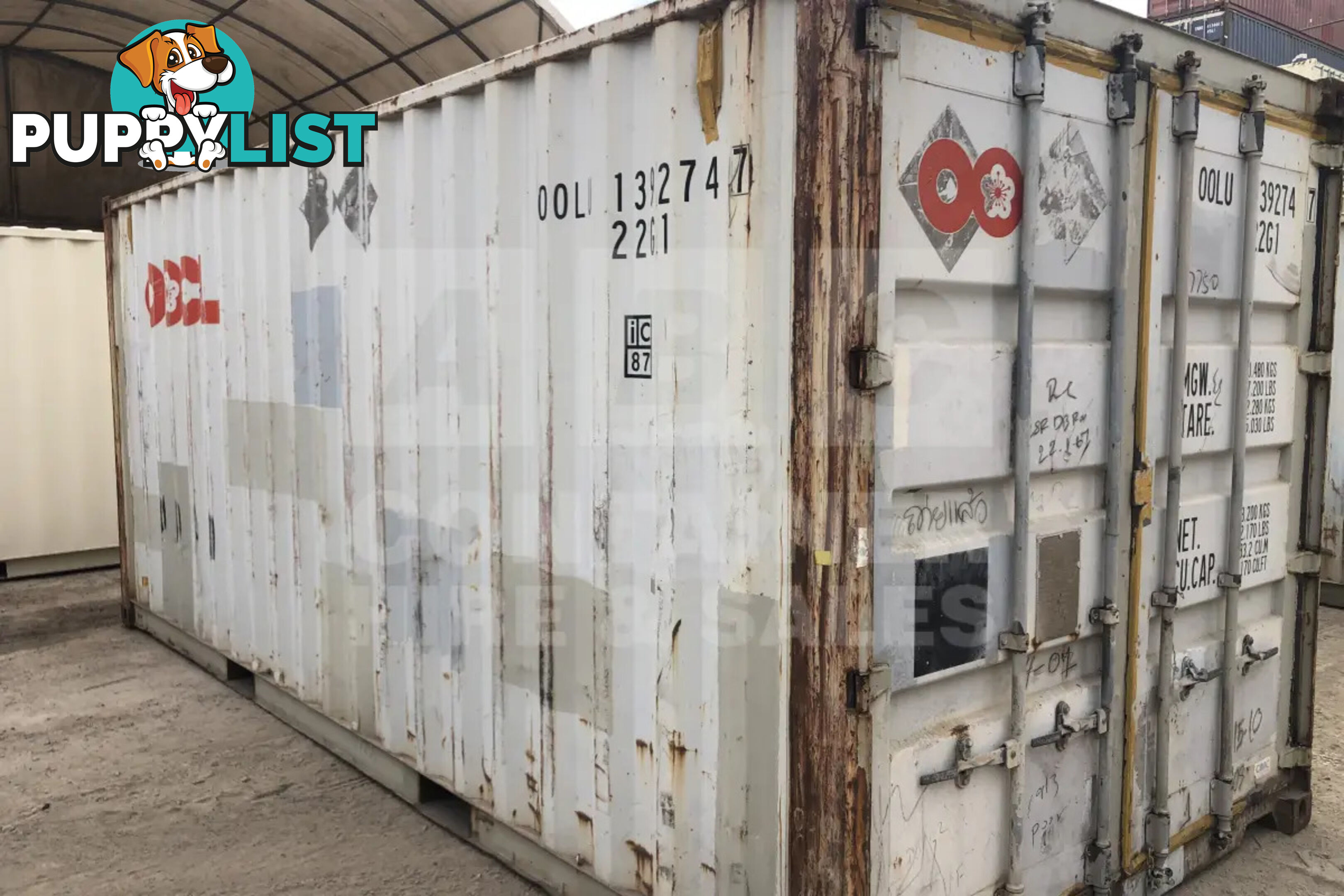 20' STANDARD HEIGHT SHIPPING CONTAINER