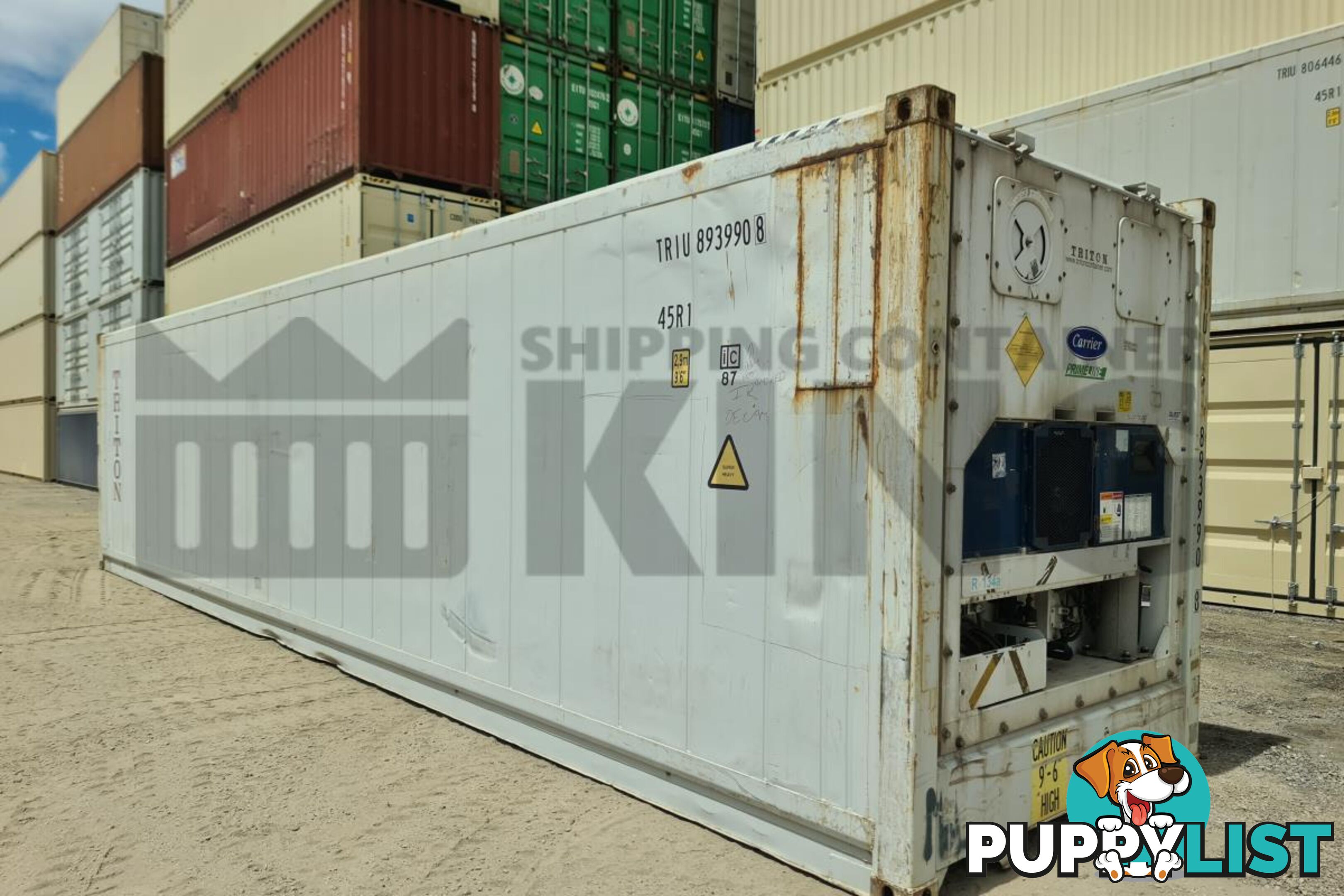40' HIGH CUBE REFRIGERATED "REEFER" SHIPPING CONTAINER (OPERATIONAL)
