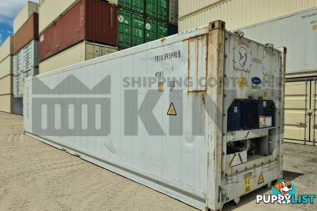 40' HIGH CUBE REFRIGERATED "REEFER" SHIPPING CONTAINER (OPERATIONAL)