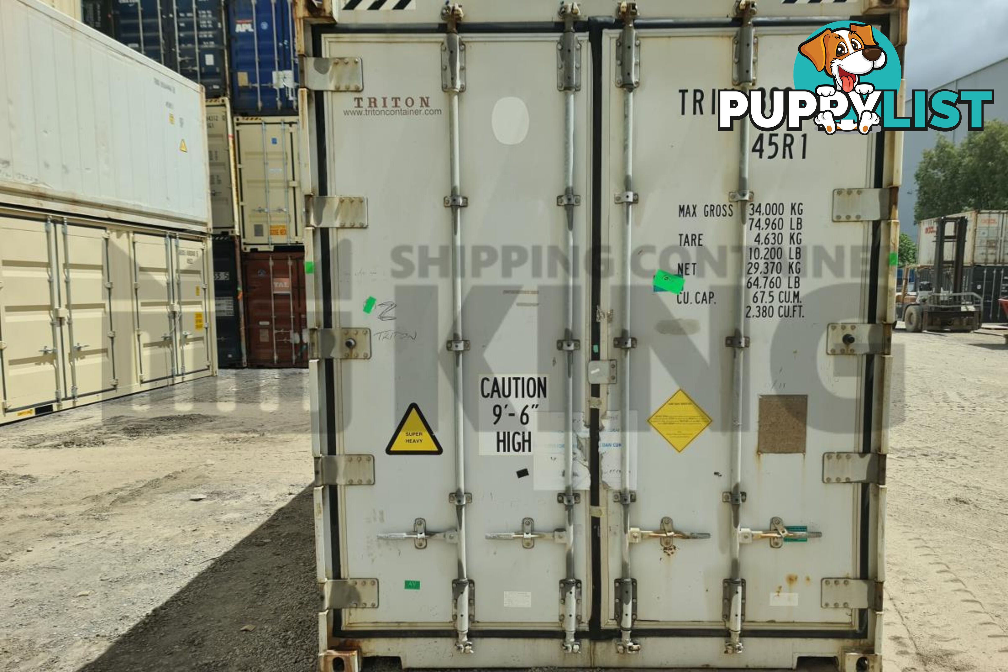 40' HIGH CUBE REFRIGERATED "REEFER" SHIPPING CONTAINER (OPERATIONAL)