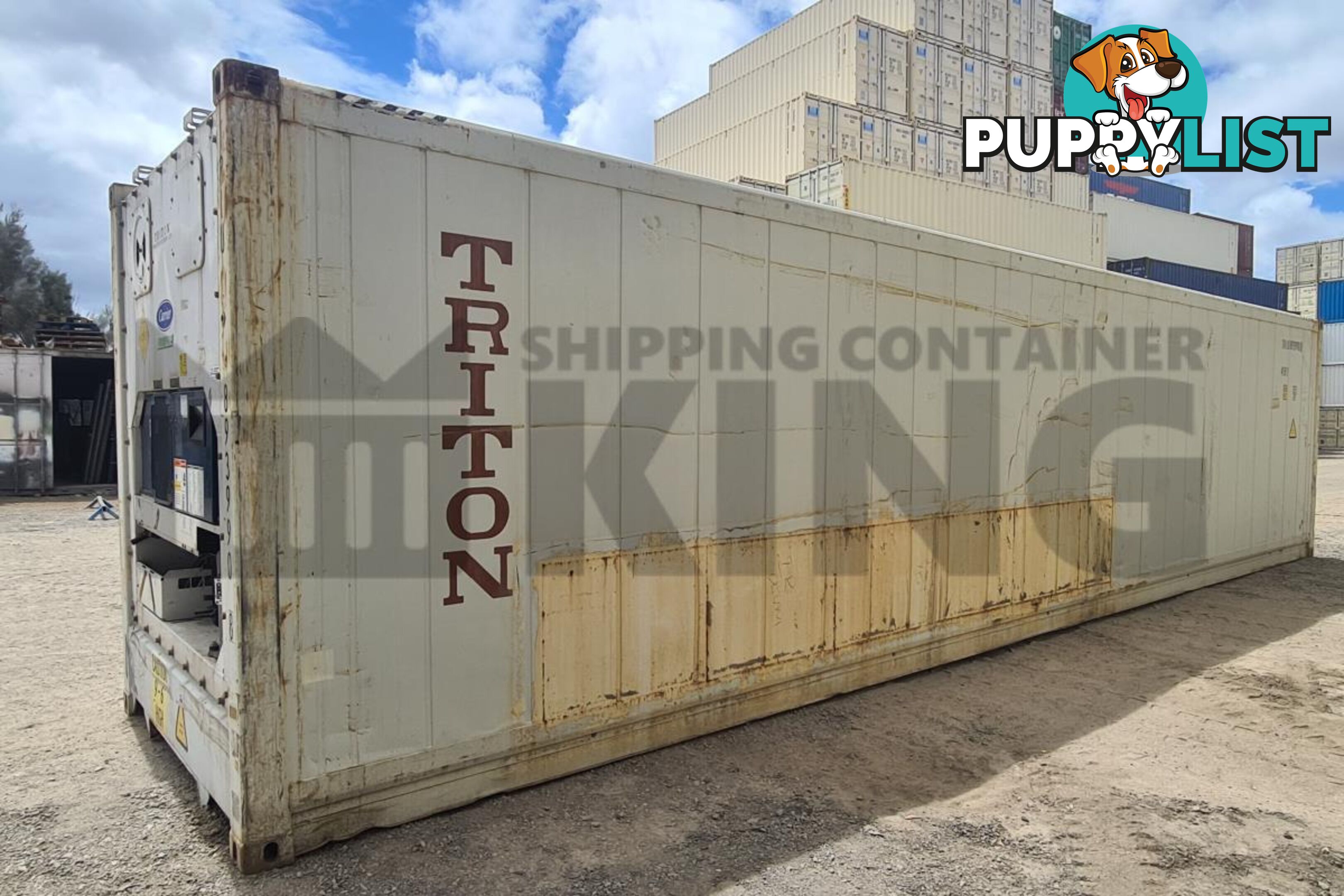 40' HIGH CUBE REFRIGERATED "REEFER" SHIPPING CONTAINER (OPERATIONAL)