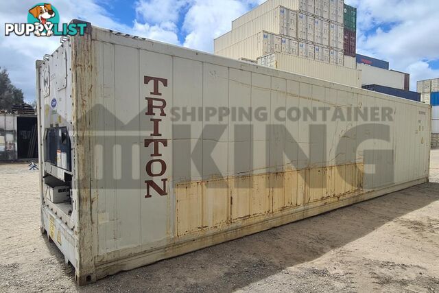 40' HIGH CUBE REFRIGERATED "REEFER" SHIPPING CONTAINER (OPERATIONAL)
