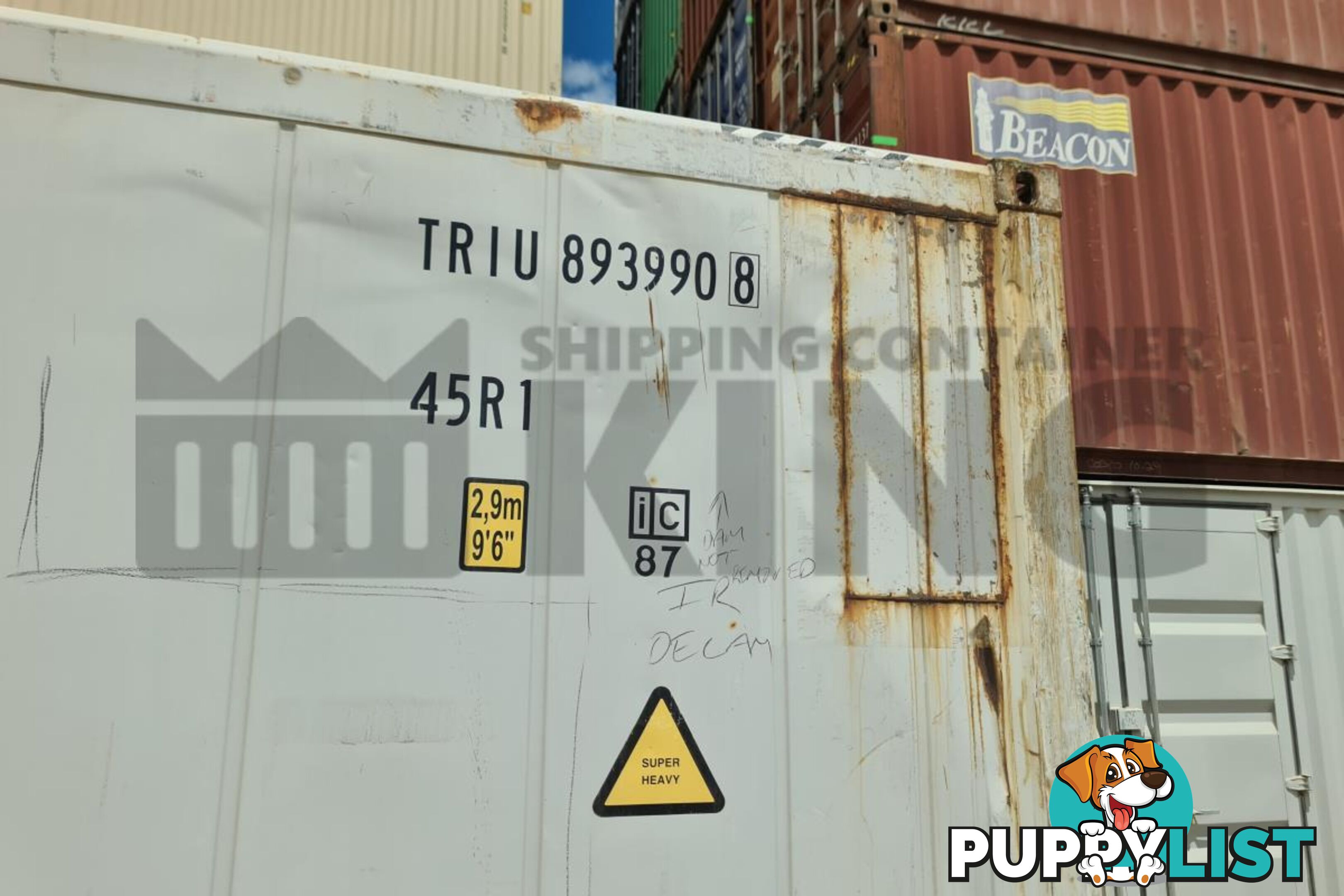 40' HIGH CUBE REFRIGERATED "REEFER" SHIPPING CONTAINER (OPERATIONAL)