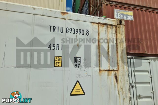 40' HIGH CUBE REFRIGERATED "REEFER" SHIPPING CONTAINER (OPERATIONAL)